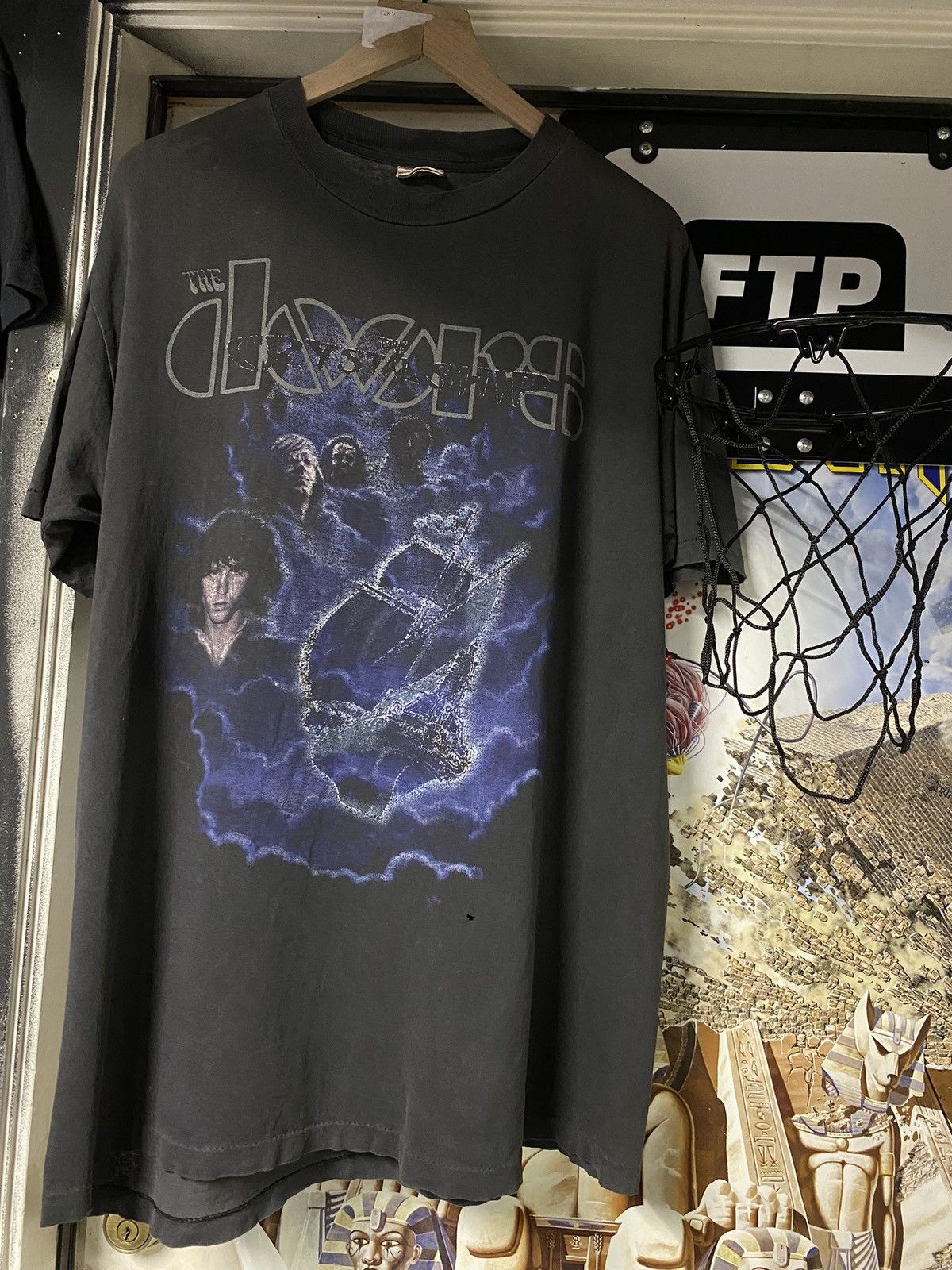 Vintage 90 S Jim Morrison The Doors Band Tee Shirt Xlarge Hoodie, Sweatshirt | PodTeesHub.com
