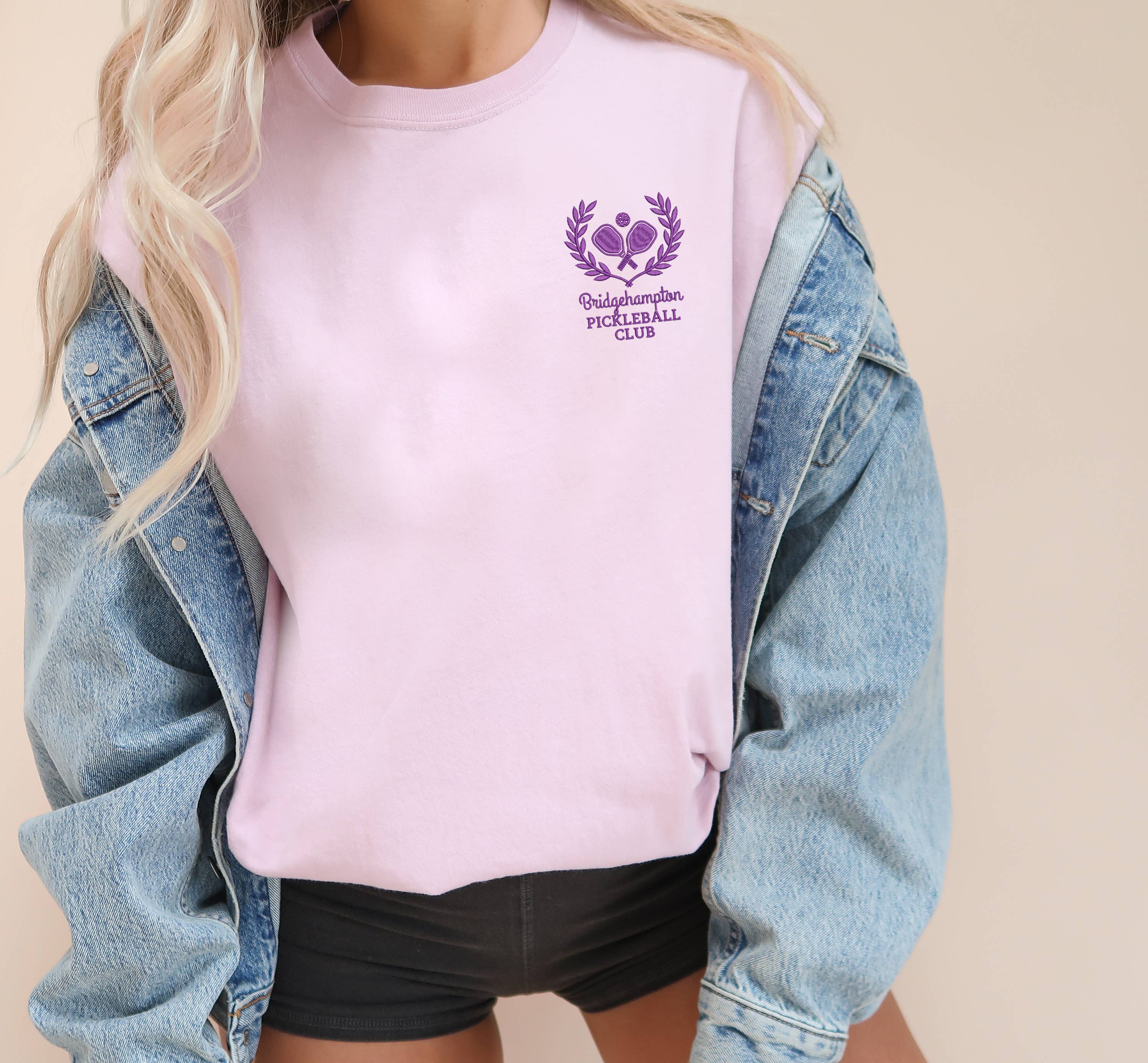 Custom Embroidered Sweatshirt, Custom Pickleball Sweatshirt T-Shirts, Hoodie | PodTeesHub.com