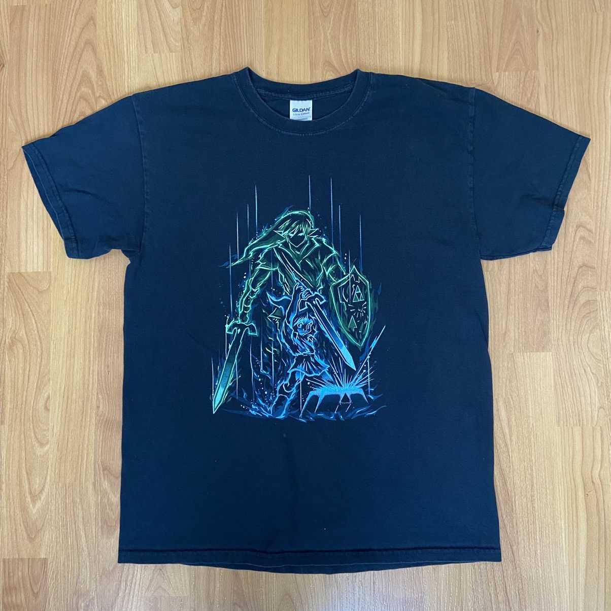 Vintage Zelda S Neon Logo Size Large T-Shirts, Hoodie, Sweatshirt