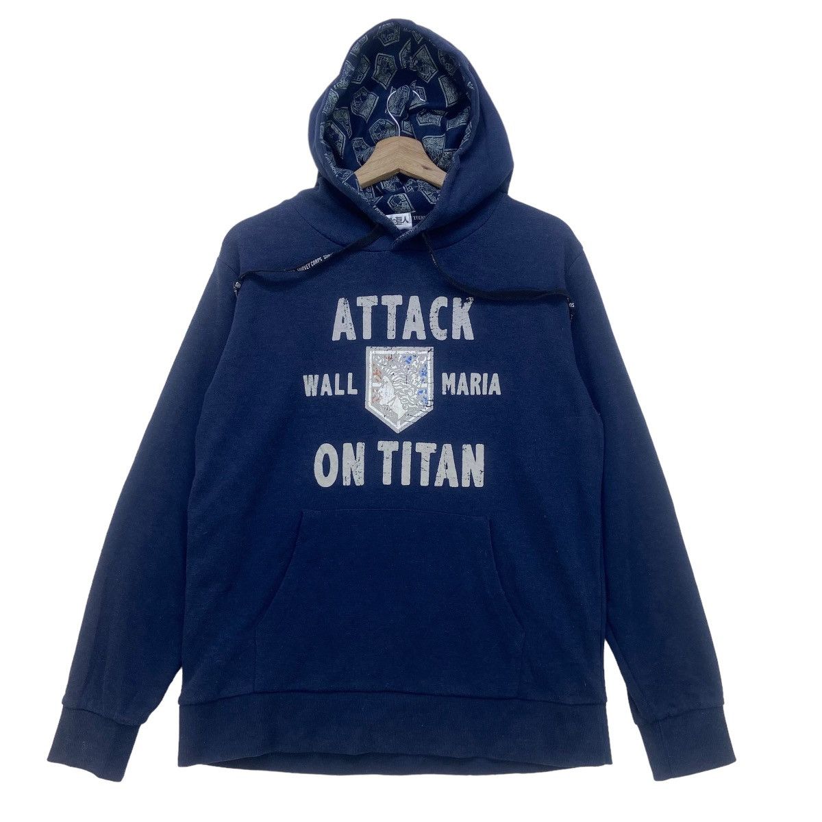 Japanese Brand X Vintage Anime Wall Maria Attack On Titan Hoodie Sweatshirt T-Shirts | PodTeesHub.com