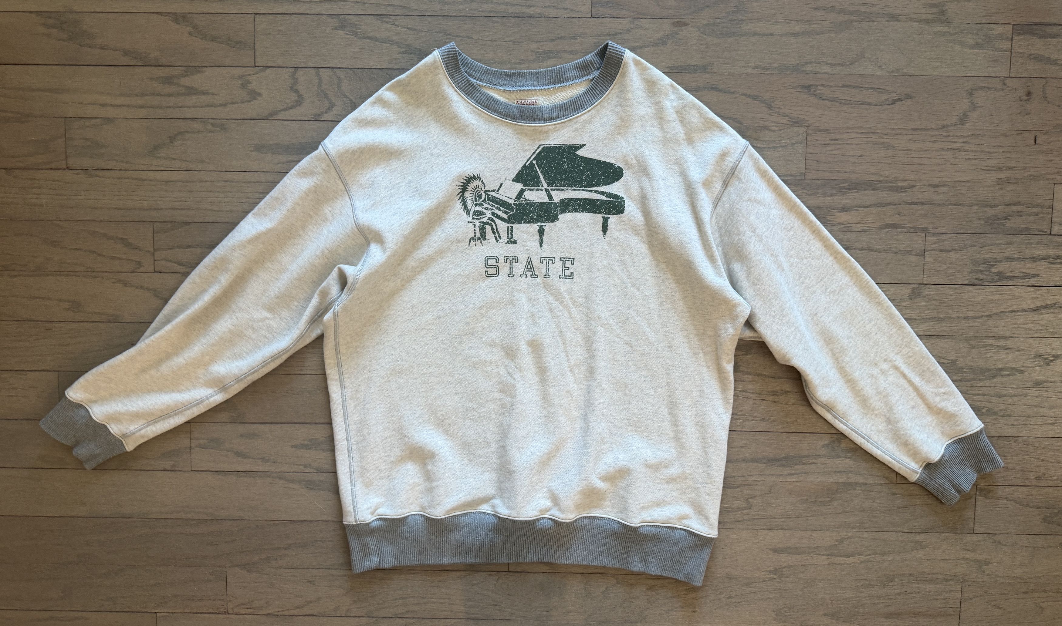Kapital State Crewneck Sweatshirt T-Shirts, Hoodie | PodTeesHub.com