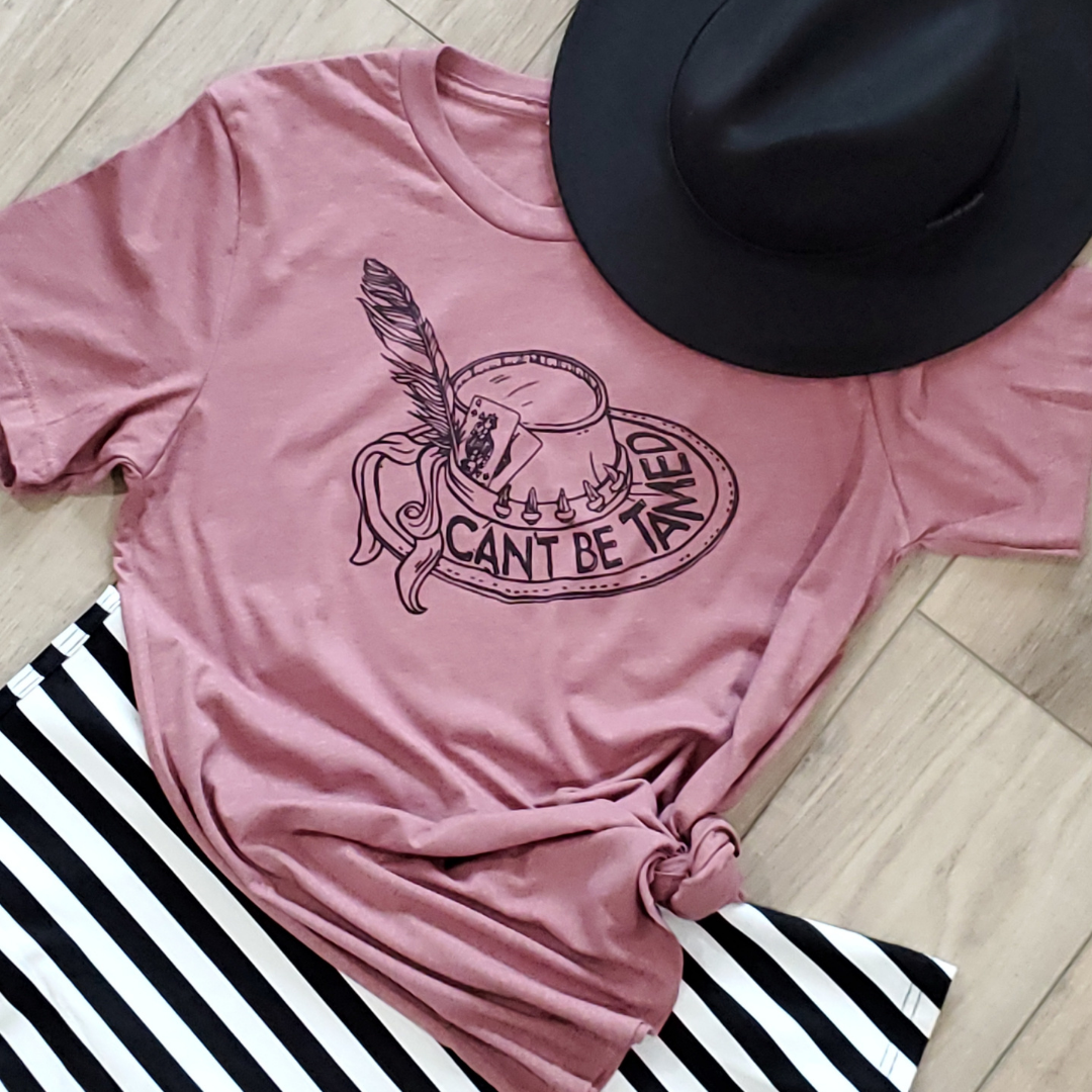 Can't Be Tamed Graphic Tee Graphic T-Shirt Hoodie, Sweatshirt | PodTeesHub.com