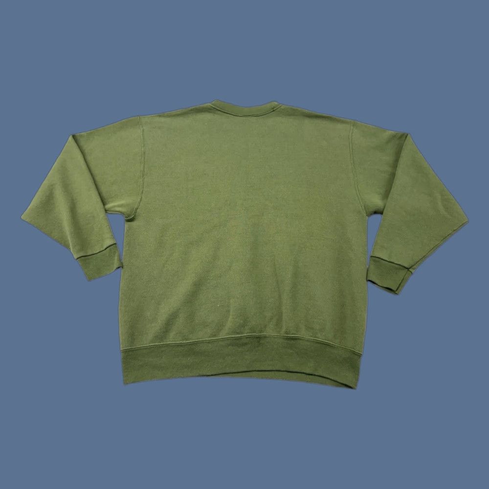 Soffe Vintage Usmc Marines Sweatshirt Soffe Men M Green Crew Neck Pullover Logo Graphic Print 90s Us T-Shirts, Hoodie