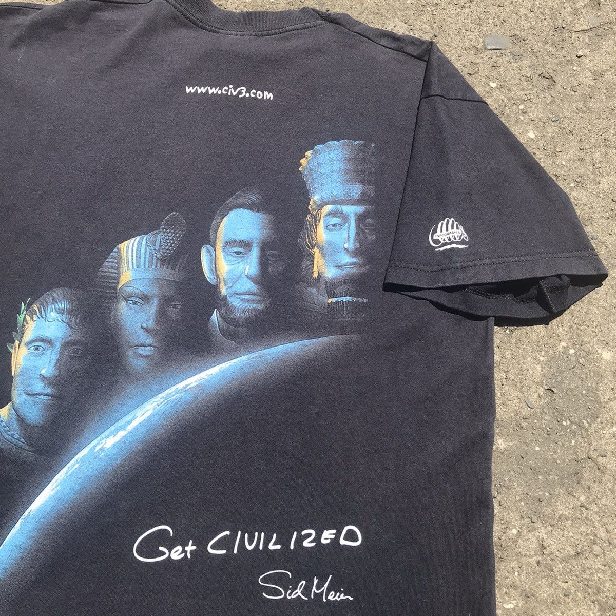 Vintage 00s Sid Meier S Civilization 3 Video Game Promo Tee Shirt Hoodie, Sweatshirt | PodTeesHub.com