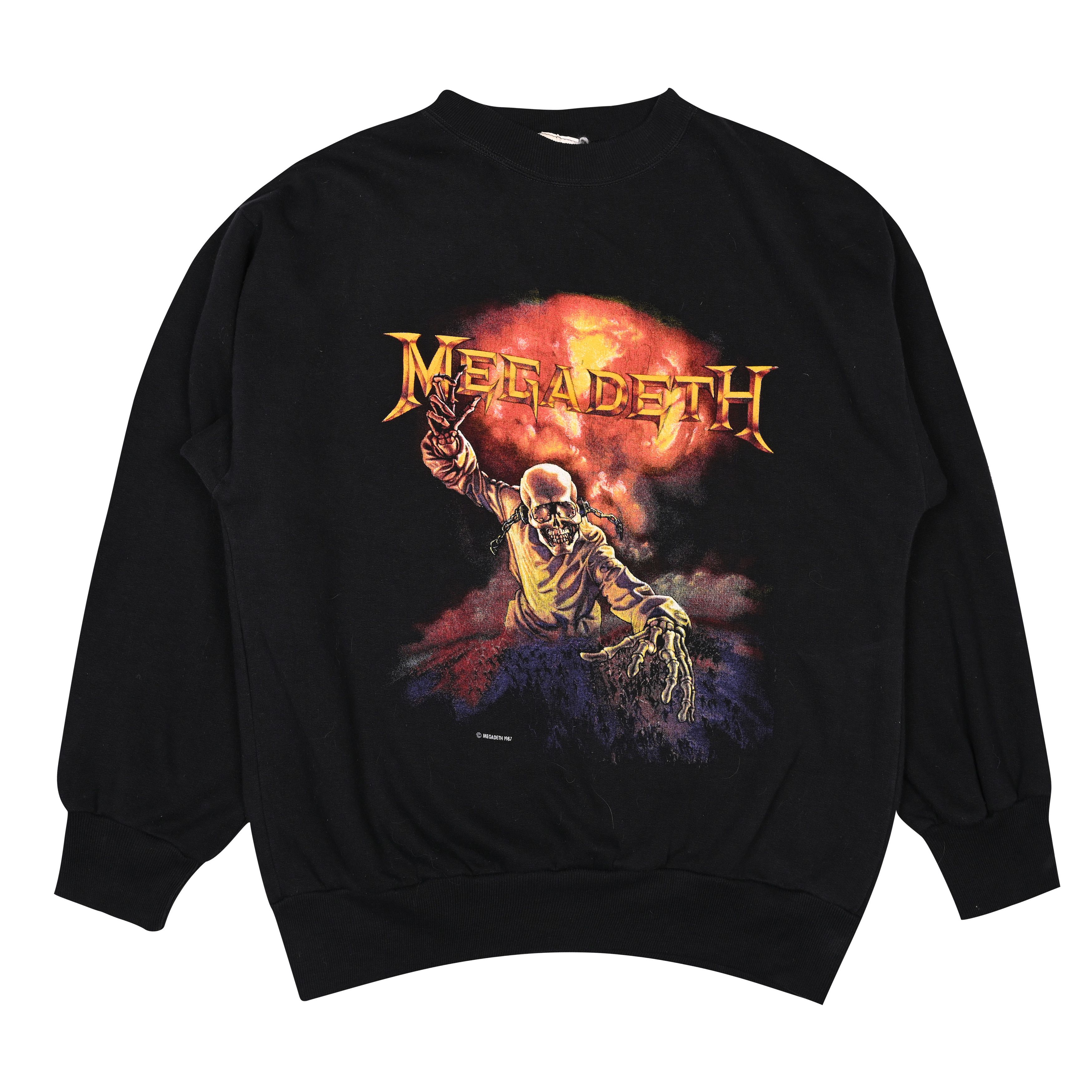 Vintage Megadeth 1987 Sweatshirt T-Shirts, Hoodie | PodTeesHub.com