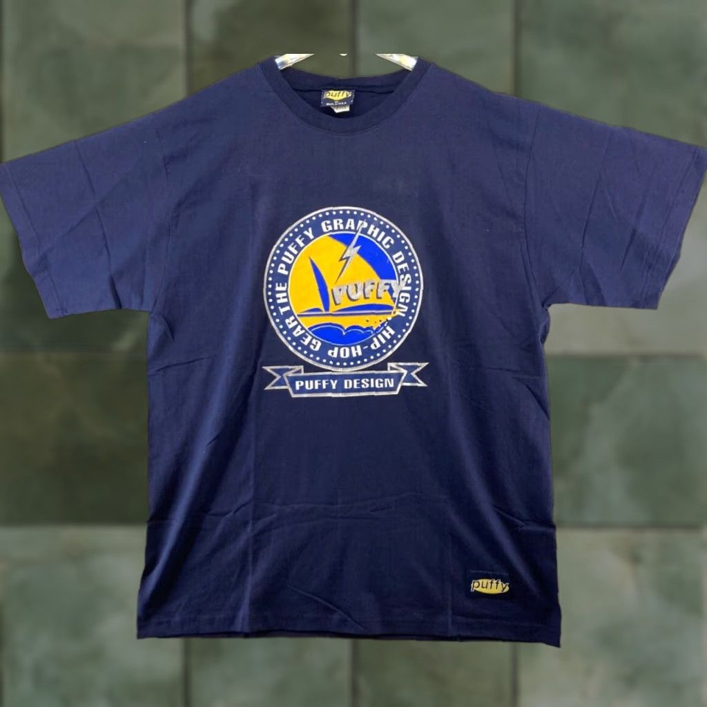 Vintage Hip Hop T Shirt Mens Large Blue 90s Street Wear Tee Hoodie, Sweatshirt | PodTeesHub.com
