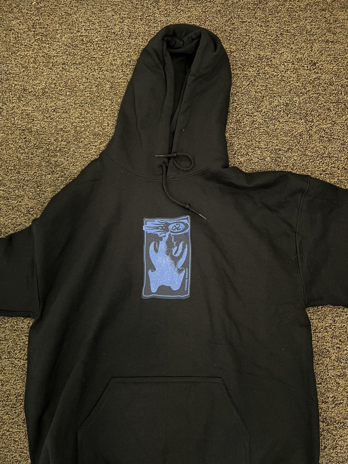 Scott Travis Scott London Tour O2 Stadium Hoodie Large T-Shirts, Sweatshirt | PodTeesHub.com