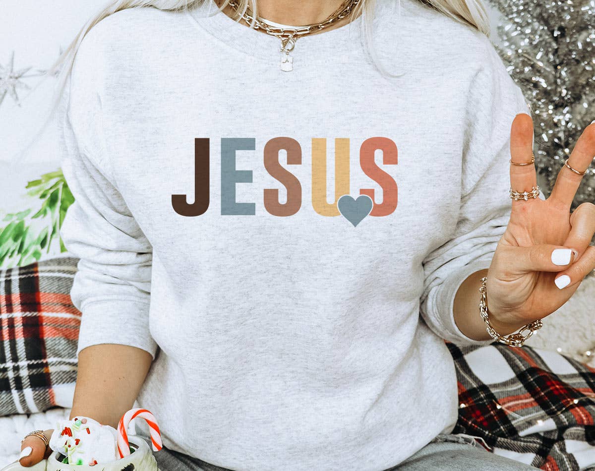 Jesus Heart - Easter Christian Sweatshirt T-Shirts, Hoodie | PodTeesHub.com