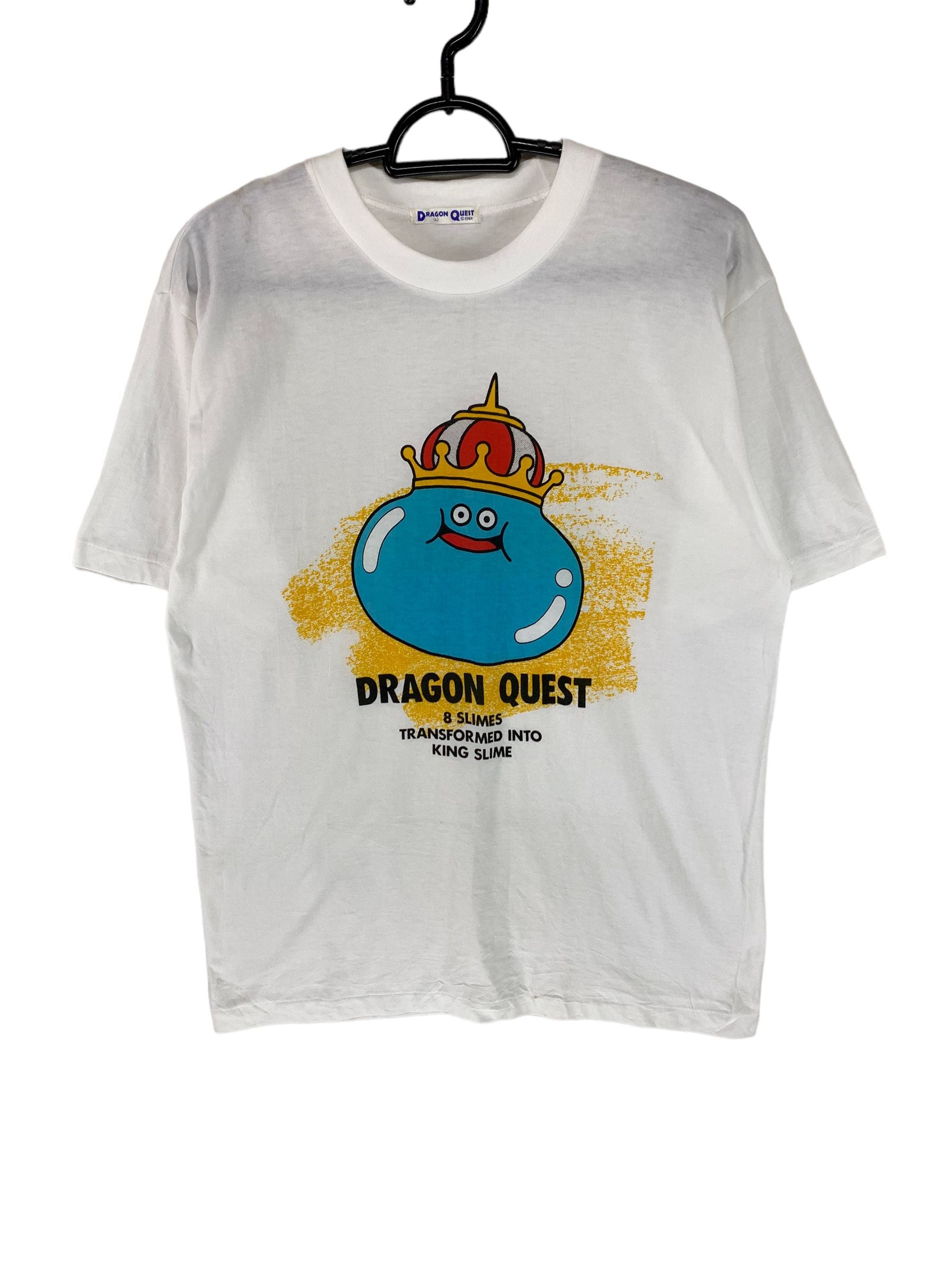 Vintage 90s Dragon Quest King Slime Square Enix Video Games Shirt T-Shirts, Hoodie, Sweatshirt