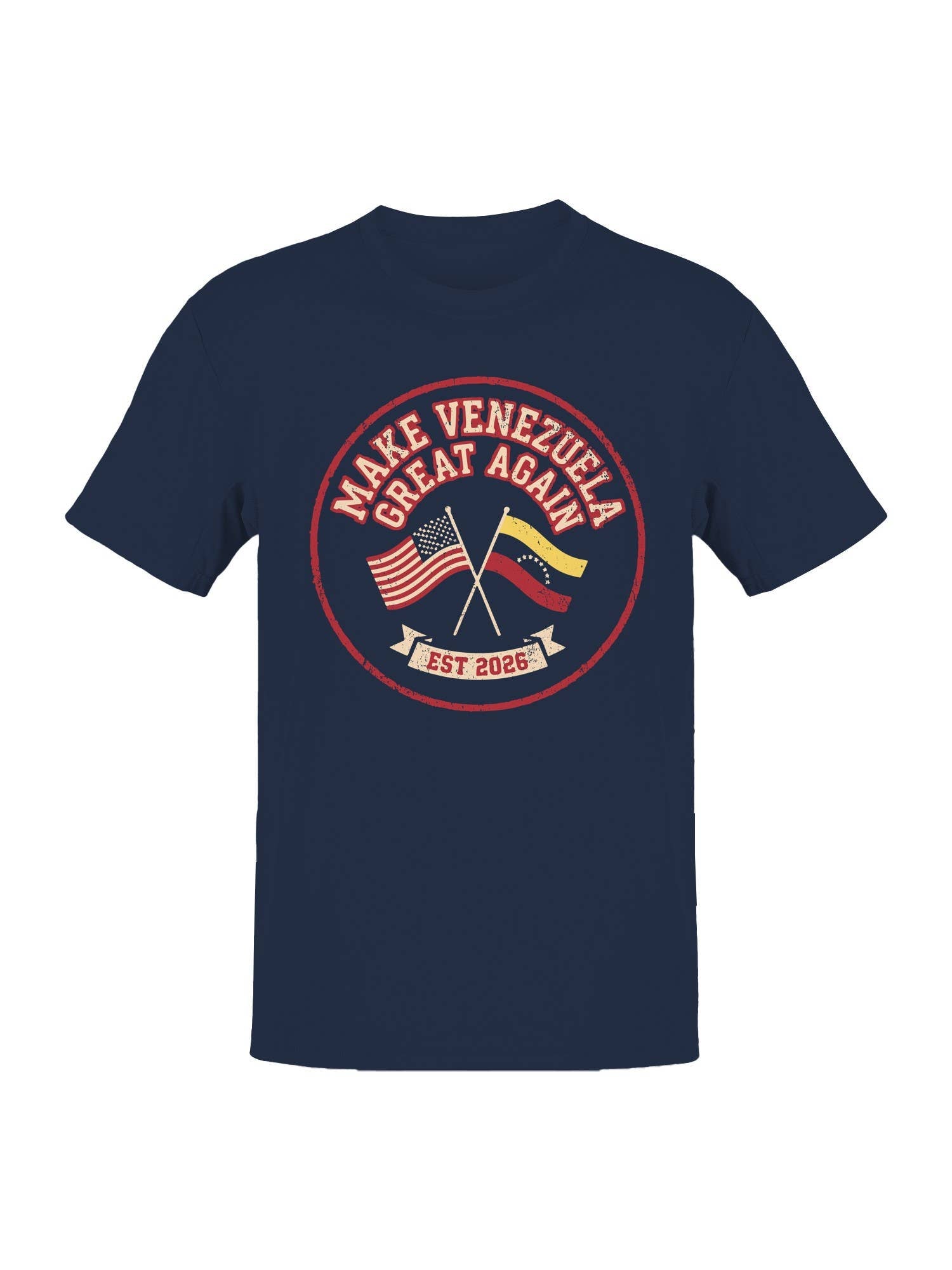 Make Venezuela Great Again 2026 Men's T-Shirt Hoodie, Sweatshirt | PodTeesHub.com