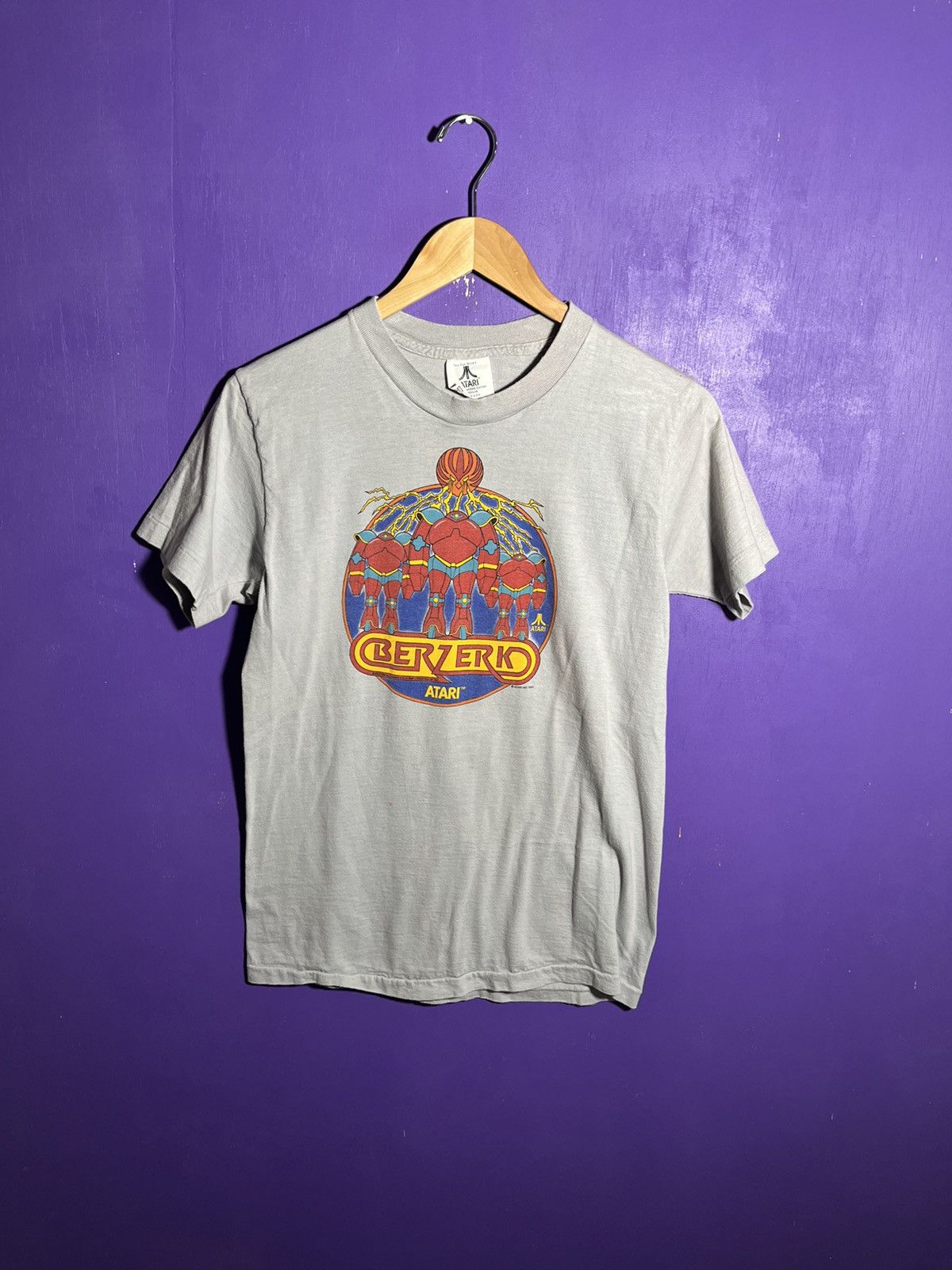 Vintage 1982 Atari Berzerk Video Game T Shirt Hoodie, Sweatshirt | PodTeesHub.com