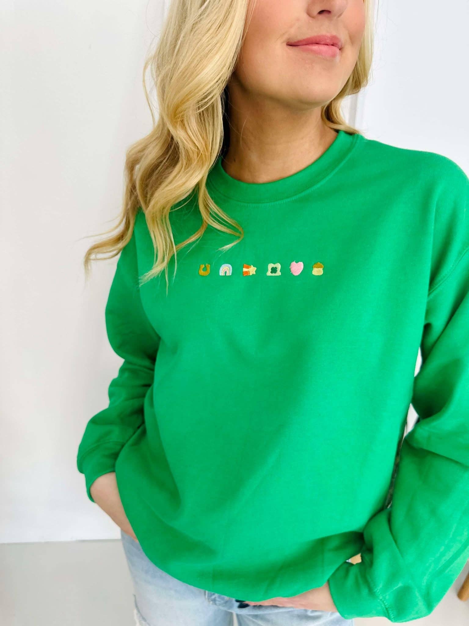 Lucky Marshmallow's Embroidered Sweatshirt T-Shirts, Hoodie | PodTeesHub.com