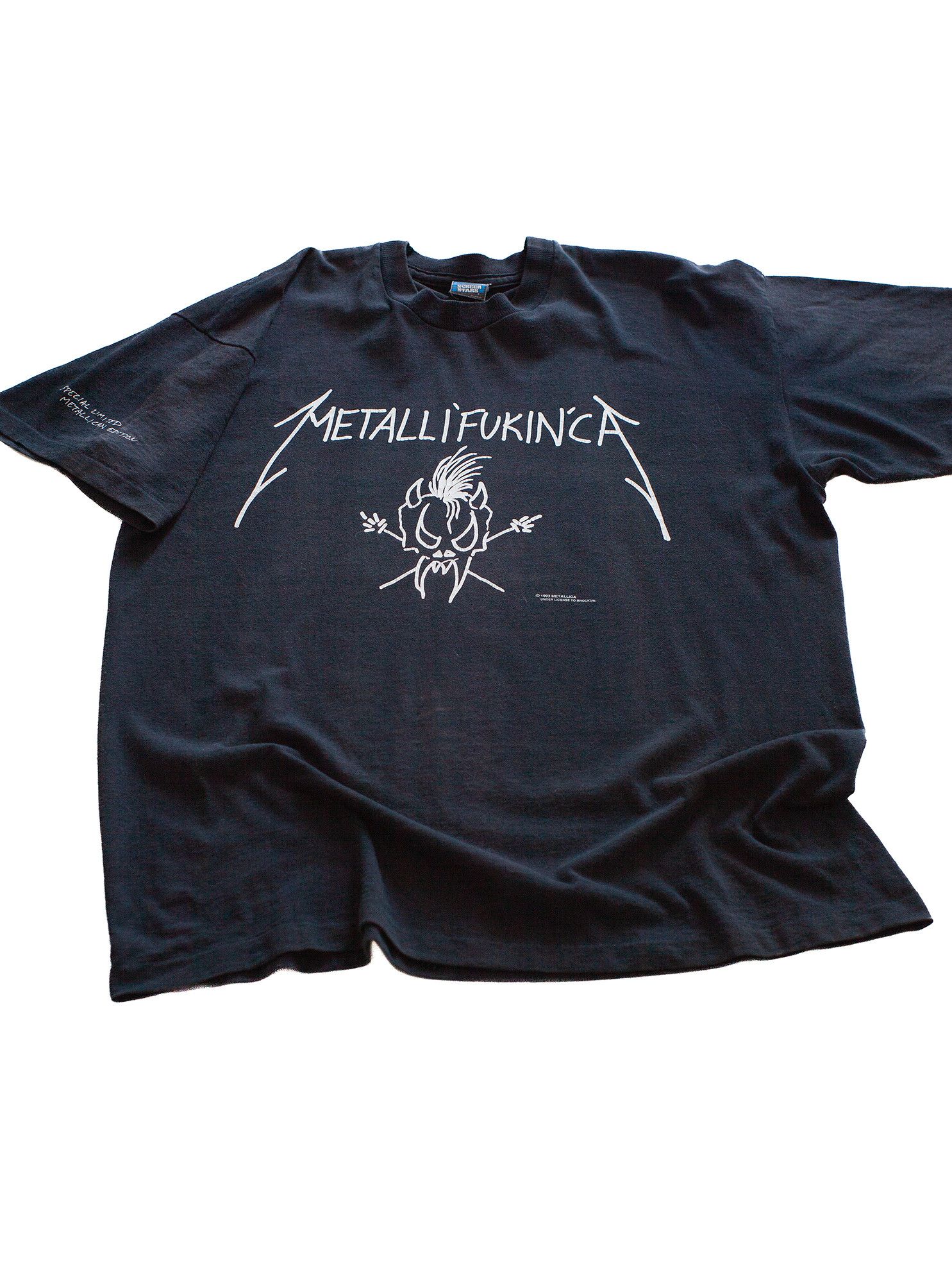 Vintage 1993 Metalli Funkin Ca Metallica Band T Shirt Hoodie, Sweatshirt | PodTeesHub.com