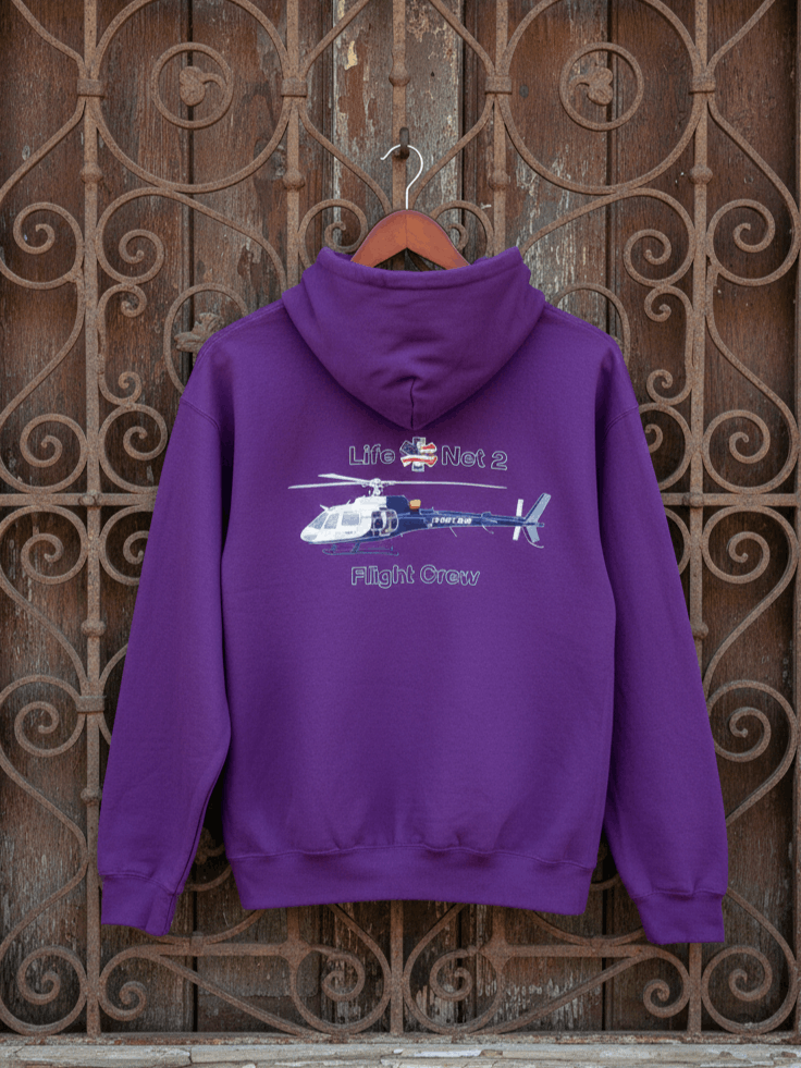 Gildan Life Net 2 Flight Crew Helicopter Graphic Hoodie T-Shirts, Sweatshirt | PodTeesHub.com