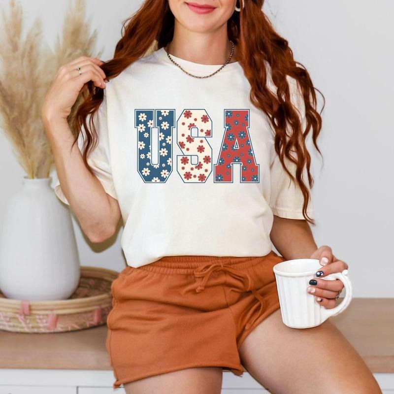 4th Of July Party t Shirt, America Fourth of July Sweatshirt, USA Flag hoodie, Memorial Day Shirt, USA Women's Shirt