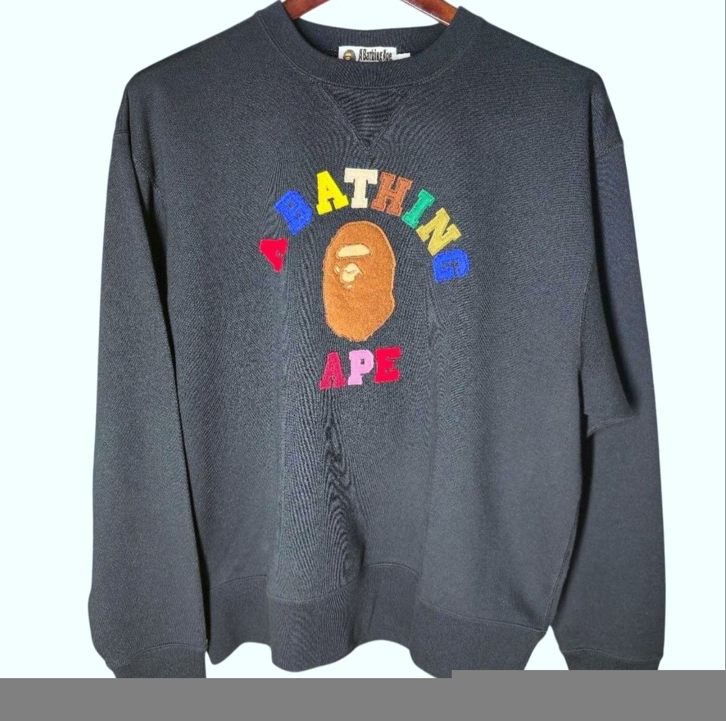 Bape Multicolor Logo Crewneck T-Shirts, Hoodie, Sweatshirt | PodTeesHub.com