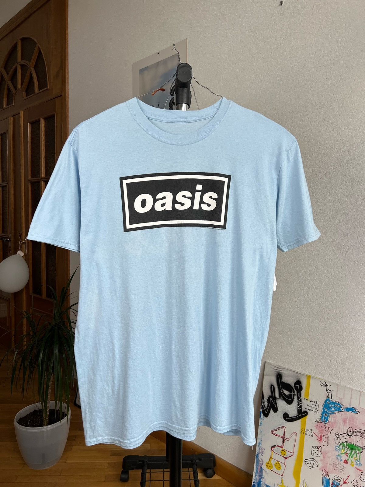 Vintage Oasis Box Logo Rock Tee T Shirt Hoodie, Sweatshirt | PodTeesHub.com
