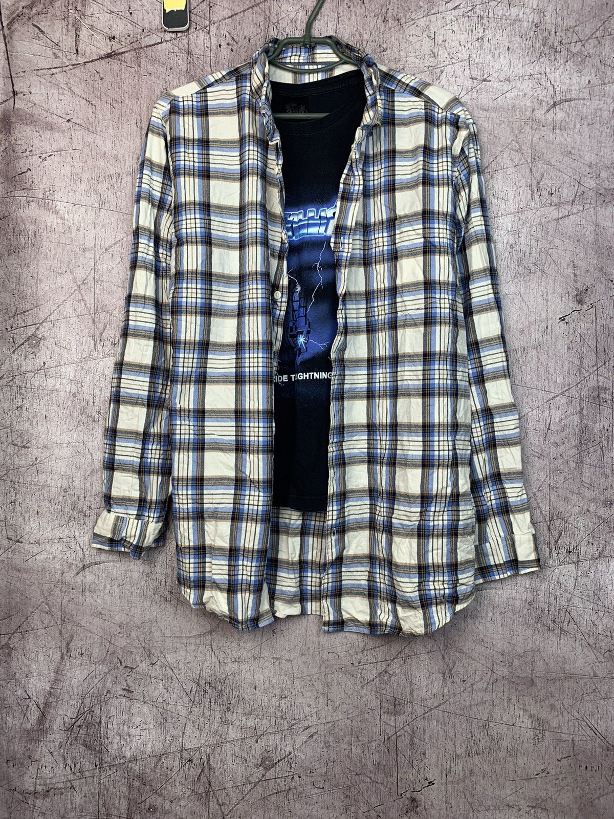 Vintage Flannel Travis Y2k Shirt Hoodie, Sweatshirt | PodTeesHub.com