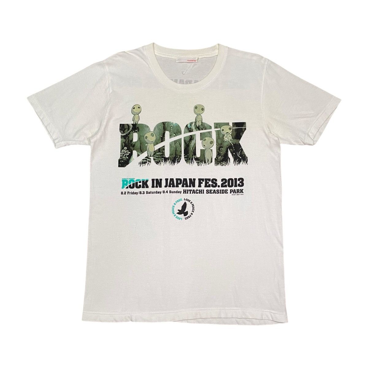 Vintage Studio Ghibli Princess Mononoke Kodama Rock Japan T-Shirts, Hoodie, Sweatshirt