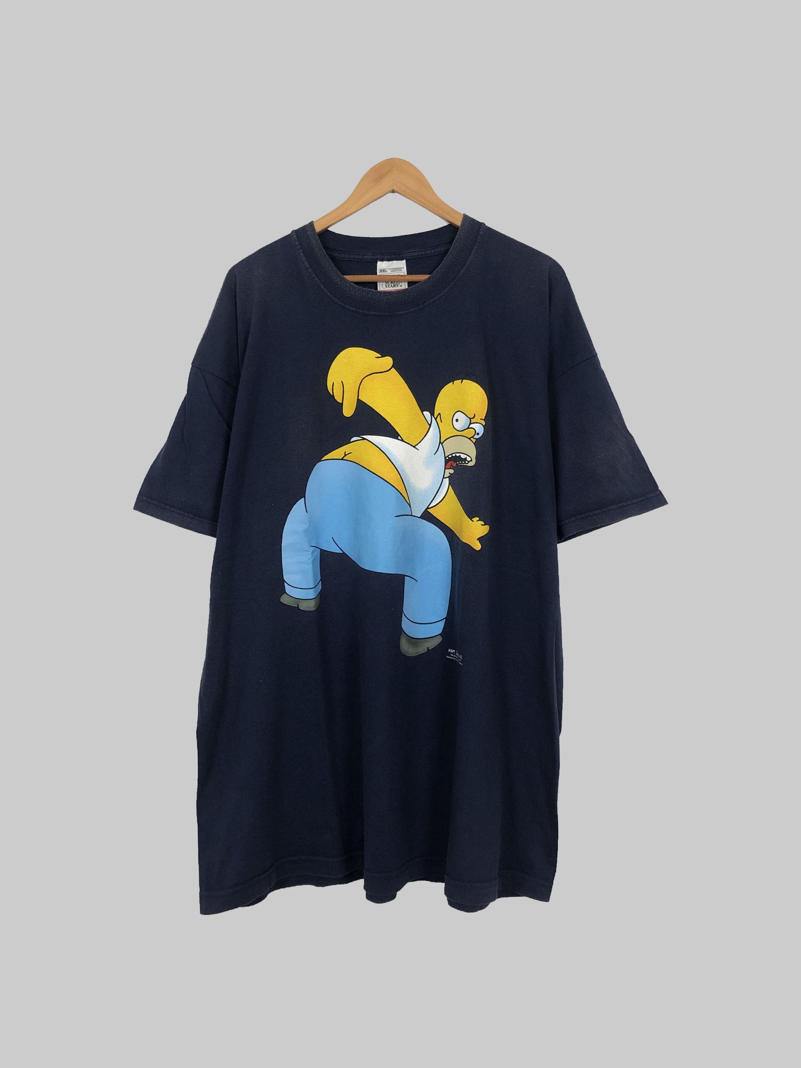 Simpsons X Vintage Vintage 2000 Simpsons Homer South Park King Hill T-Shirts, Hoodie, Sweatshirt