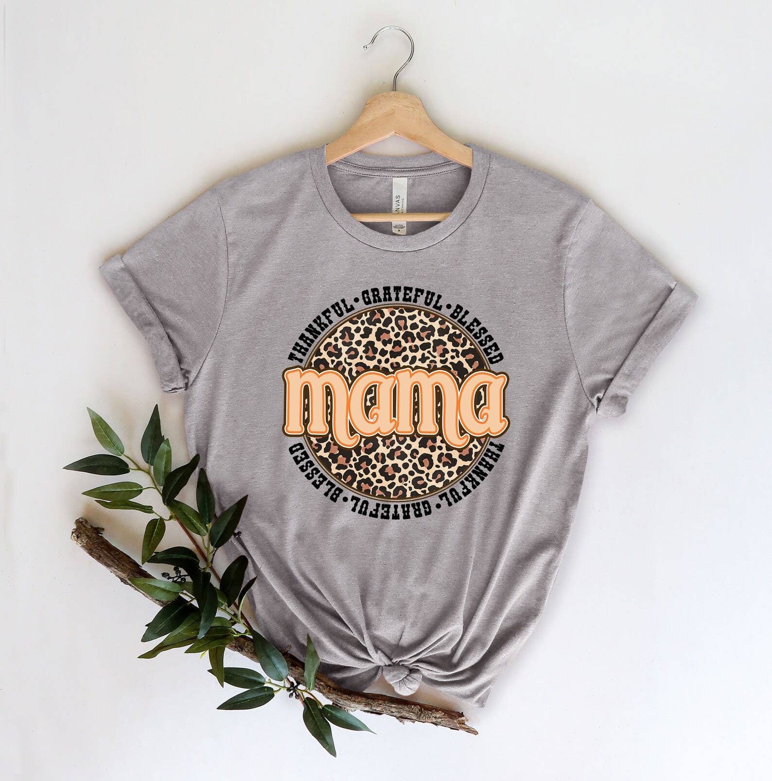 Thankful Grateful Blessed Mama T-Shirt Hoodie, Sweatshirt | PodTeesHub.com