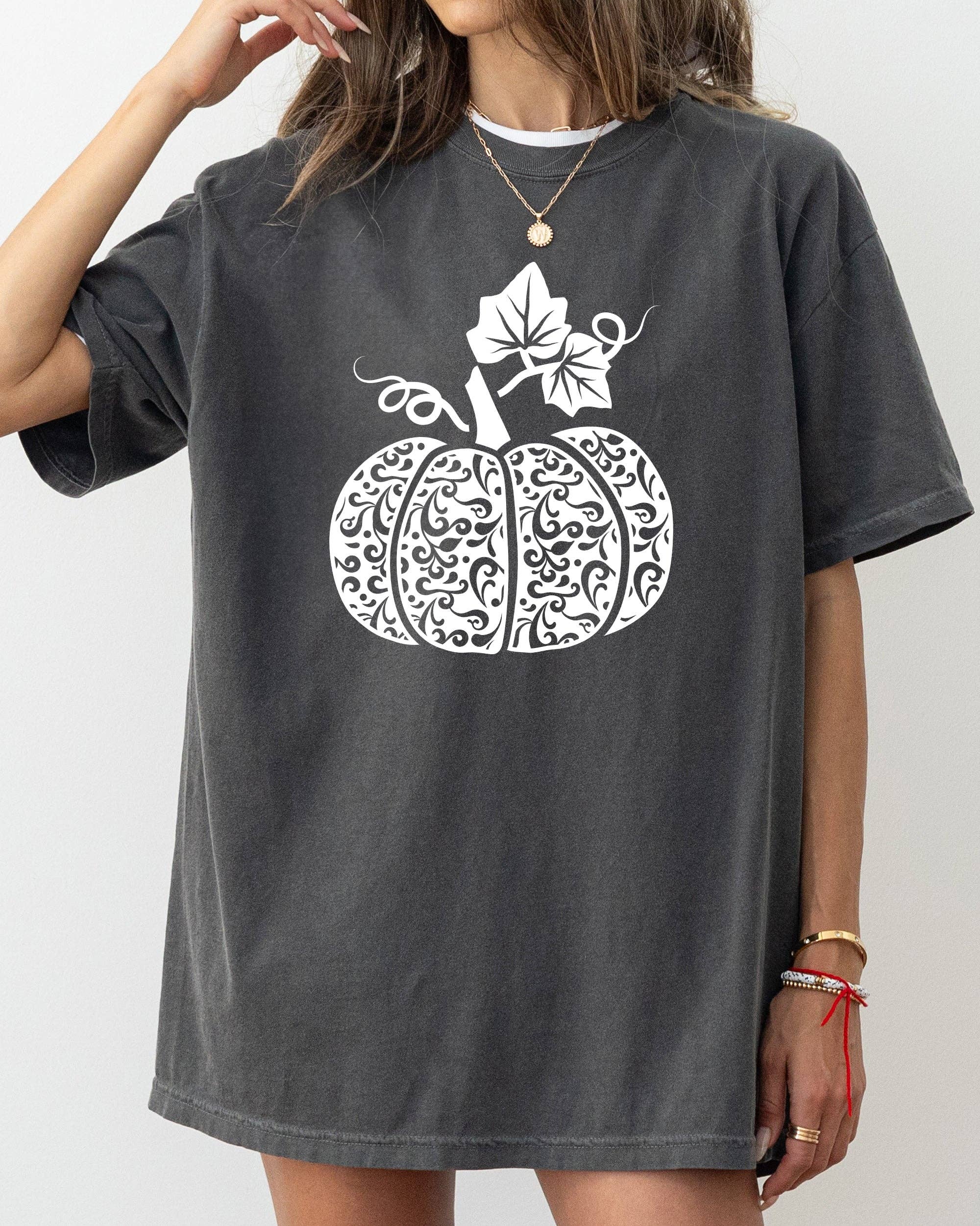 Folk Art Pumpkin, Fall, Autumn, Thanksgiving Halloween Shirt Hoodie, Sweatshirt | PodTeesHub.com