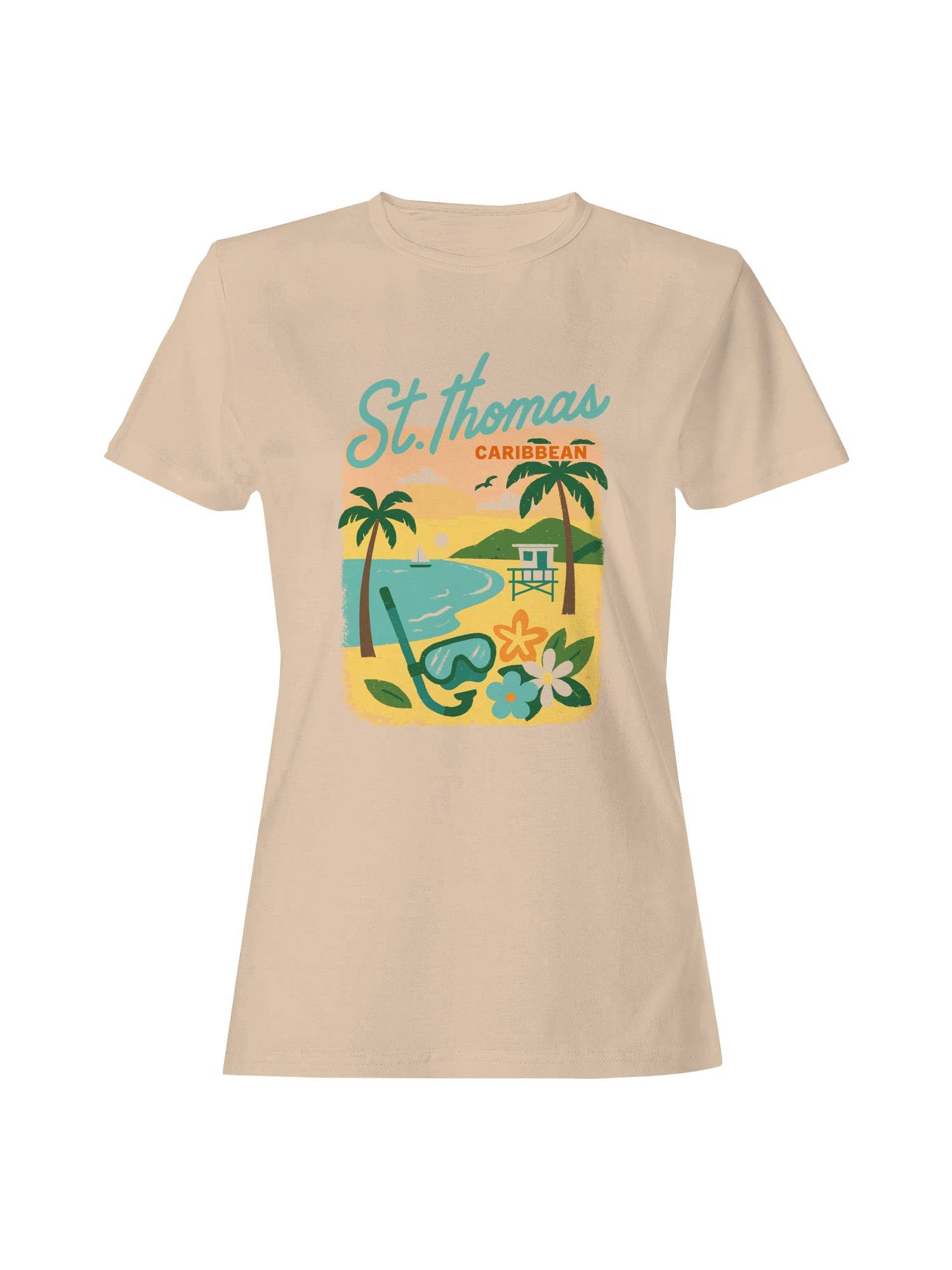 St. Thomas Caribbean Vibes Women's T-Shirt Hoodie, Sweatshirt | PodTeesHub.com