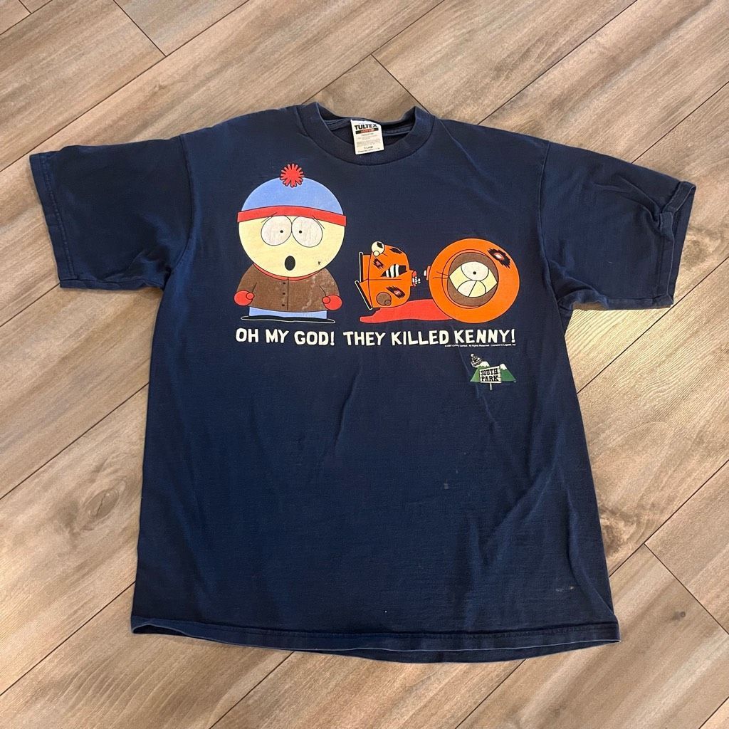 Tultex Vintage 1997 S South Park Navy Oh My God Shirt Men Xl Hoodie, Sweatshirt | PodTeesHub.com
