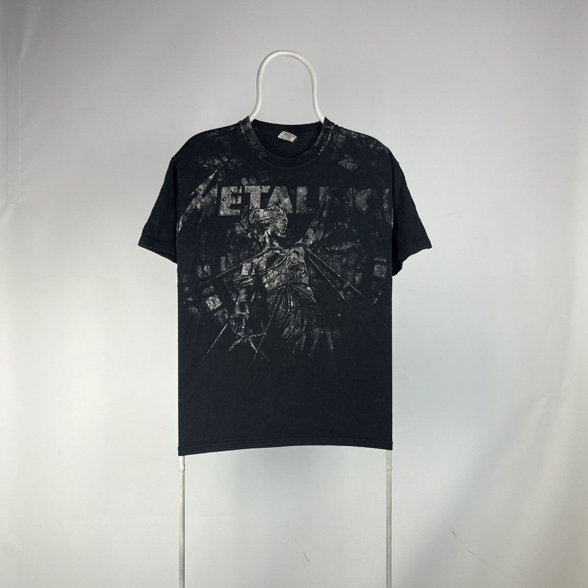 Metallica X Vintage Vintage Metallica Aop Band T Shirt Medium All Over Print Hoodie, Sweatshirt | PodTeesHub.com
