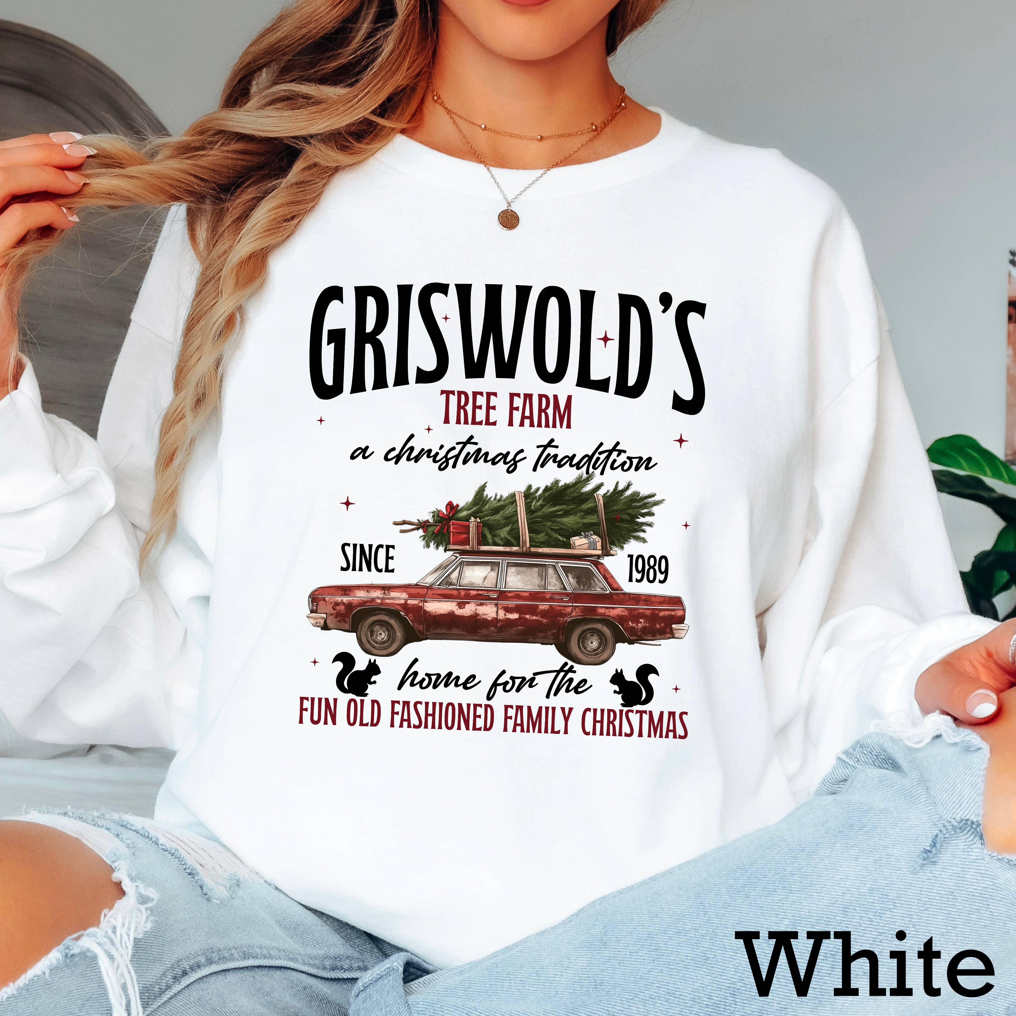 Christmas Tree Farm  Long Sleeve Shirt | Gildan Hoodie, Sweatshirt | PodTeesHub.com