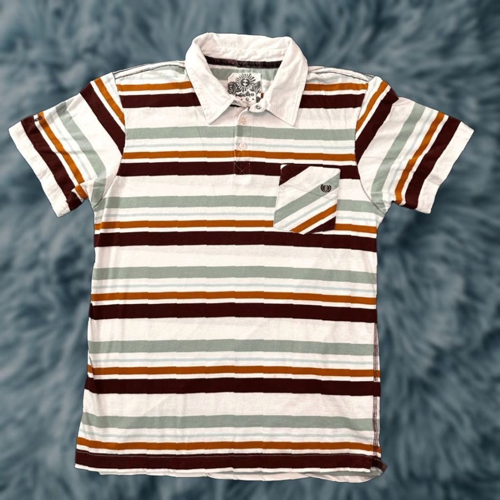 Vintage Planet Earth Clarence S S Polo Shirt Men S L Burgundy Stripe Slimfit Retro Hoodie, Sweatshirt | PodTeesHub.com