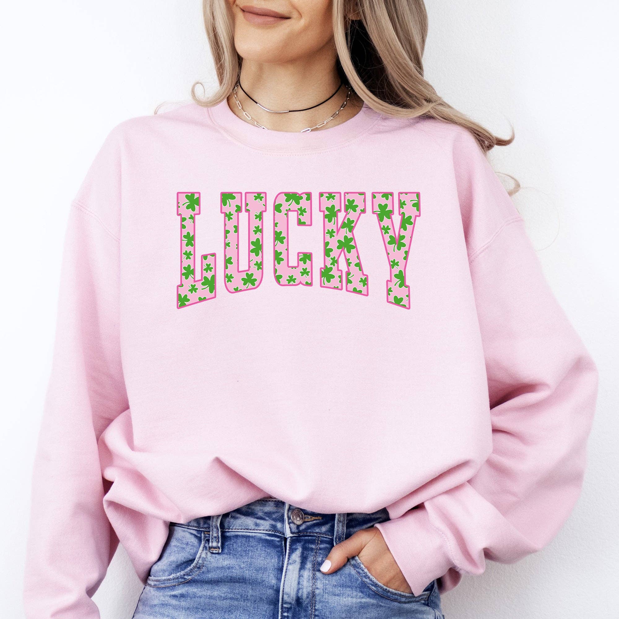 Lucky Collegiate Varsity Vintage St Patrick's Day Sweatshirt T-Shirts, Hoodie | PodTeesHub.com