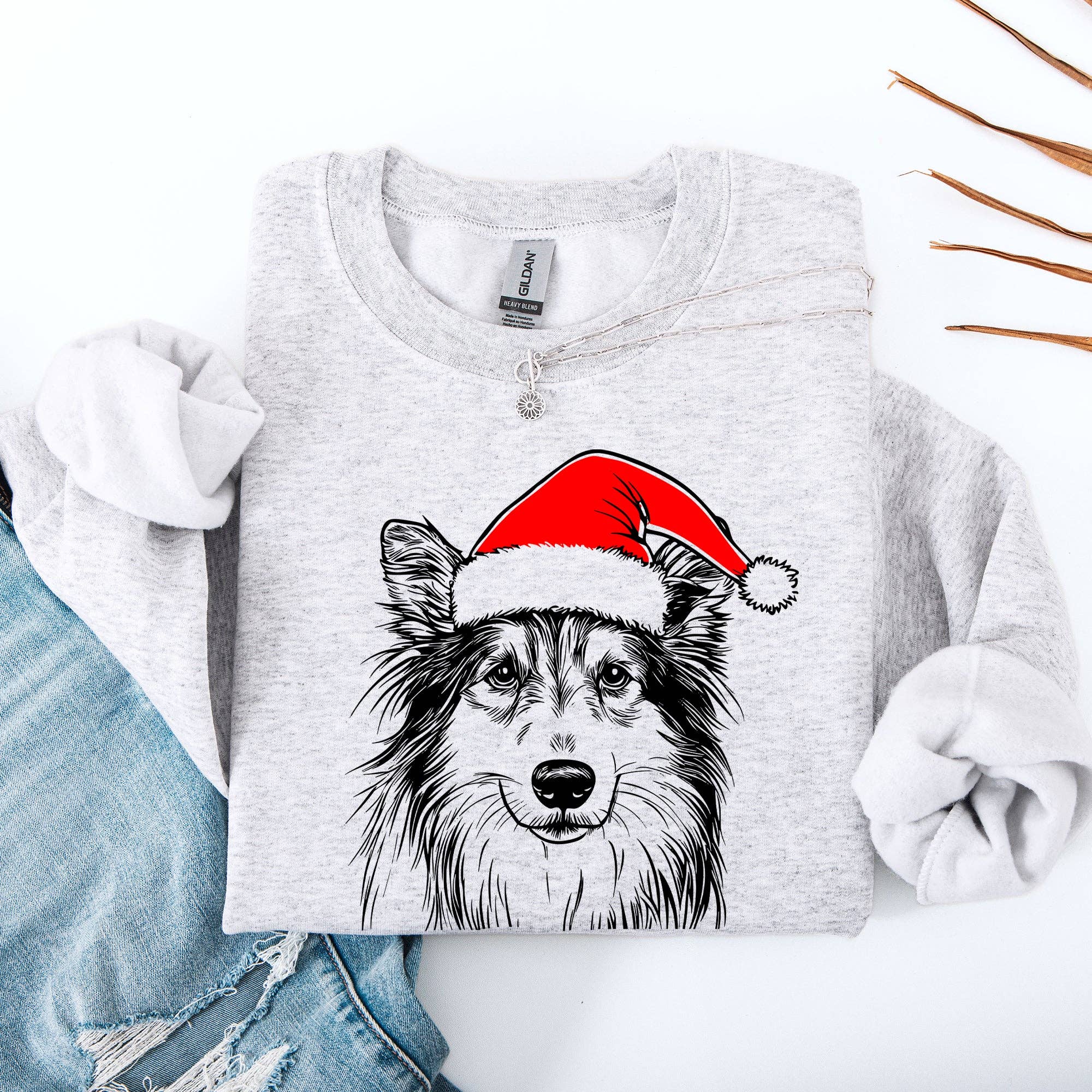 Sheltie, Shetland Sheepdog, Dog, Christmas, Pet Sweatshirt T-Shirts, Hoodie | PodTeesHub.com