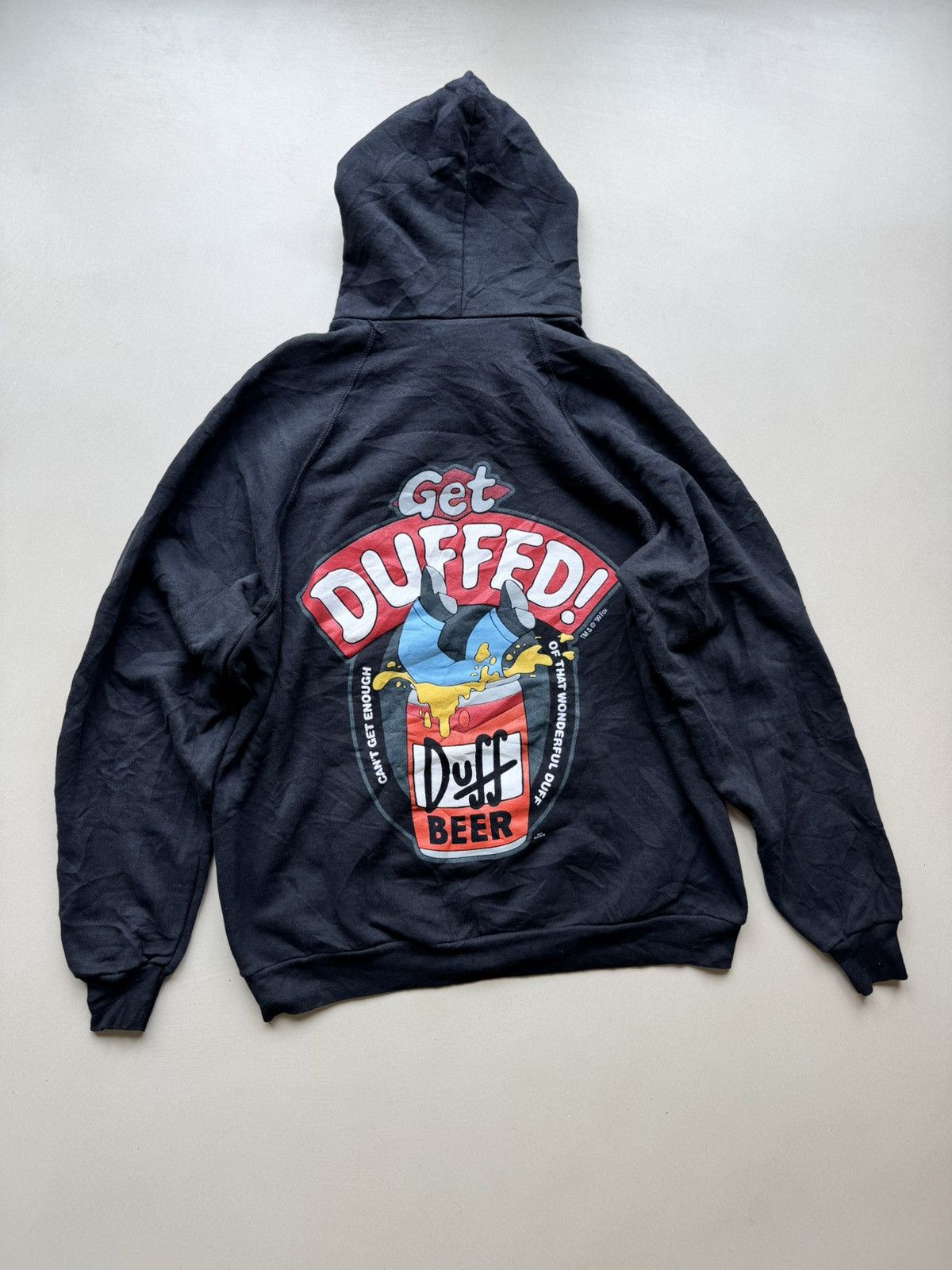 Vintage The Simpsons 1999 Homer Get Duffed Beer Vintage Hoodie T-Shirts, Sweatshirt | PodTeesHub.com