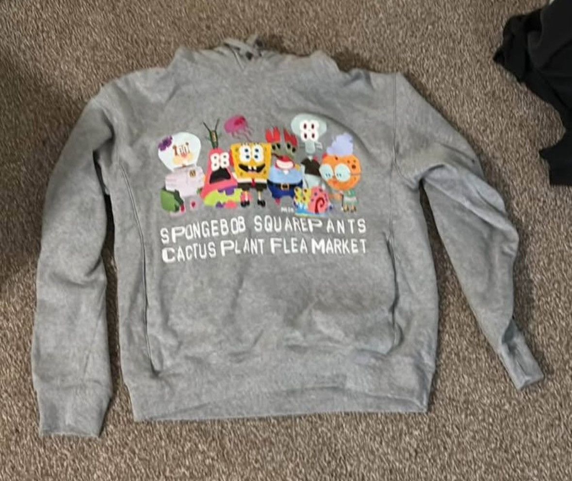 Cactus Plant Flea Market Spongebob Cactus Flea Market Hoodie T-Shirts, Sweatshirt | PodTeesHub.com