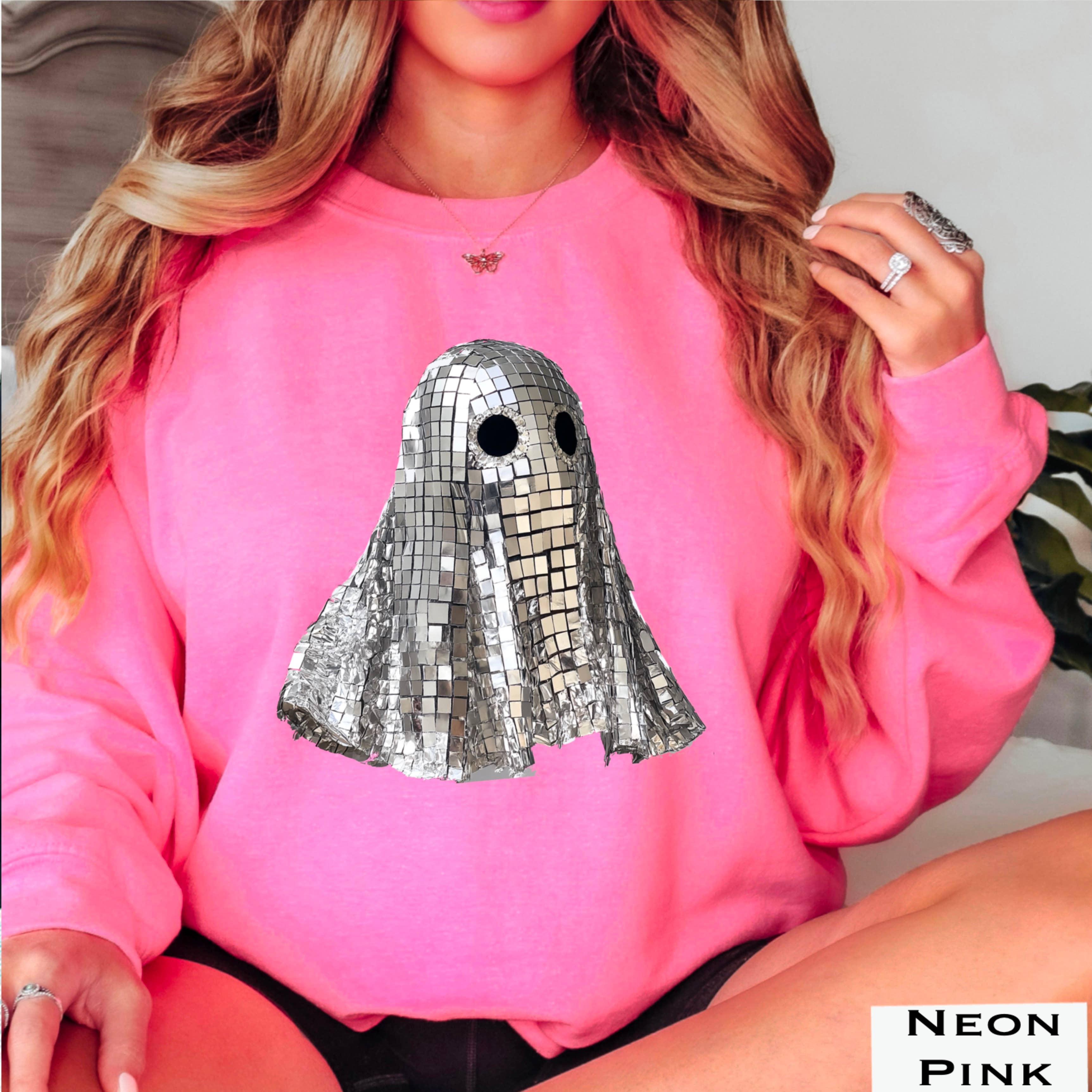 Disco Ghost Halloween 2025 Graphic Sweatshirt T-Shirts, Hoodie | PodTeesHub.com