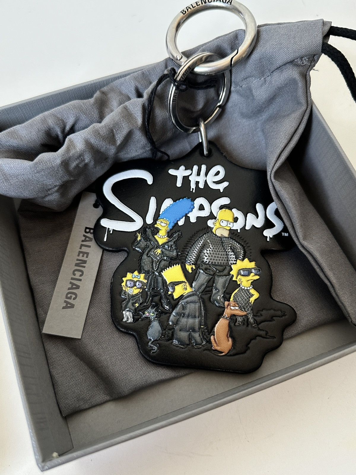 The Simpsons Balenciaga Simpsons Keyring Box Calf T-Shirts, Hoodie, Sweatshirt | PodTeesHub.com