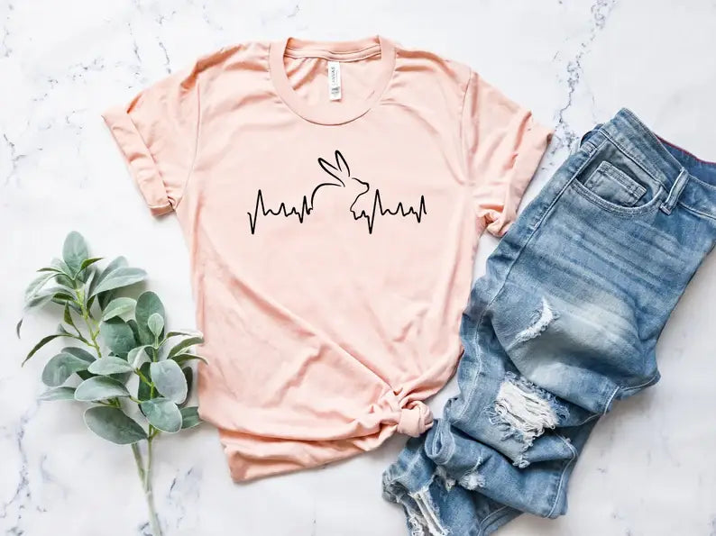 Cute Rabbit T-Shirt Hoodie, Sweatshirt | PodTeesHub.com