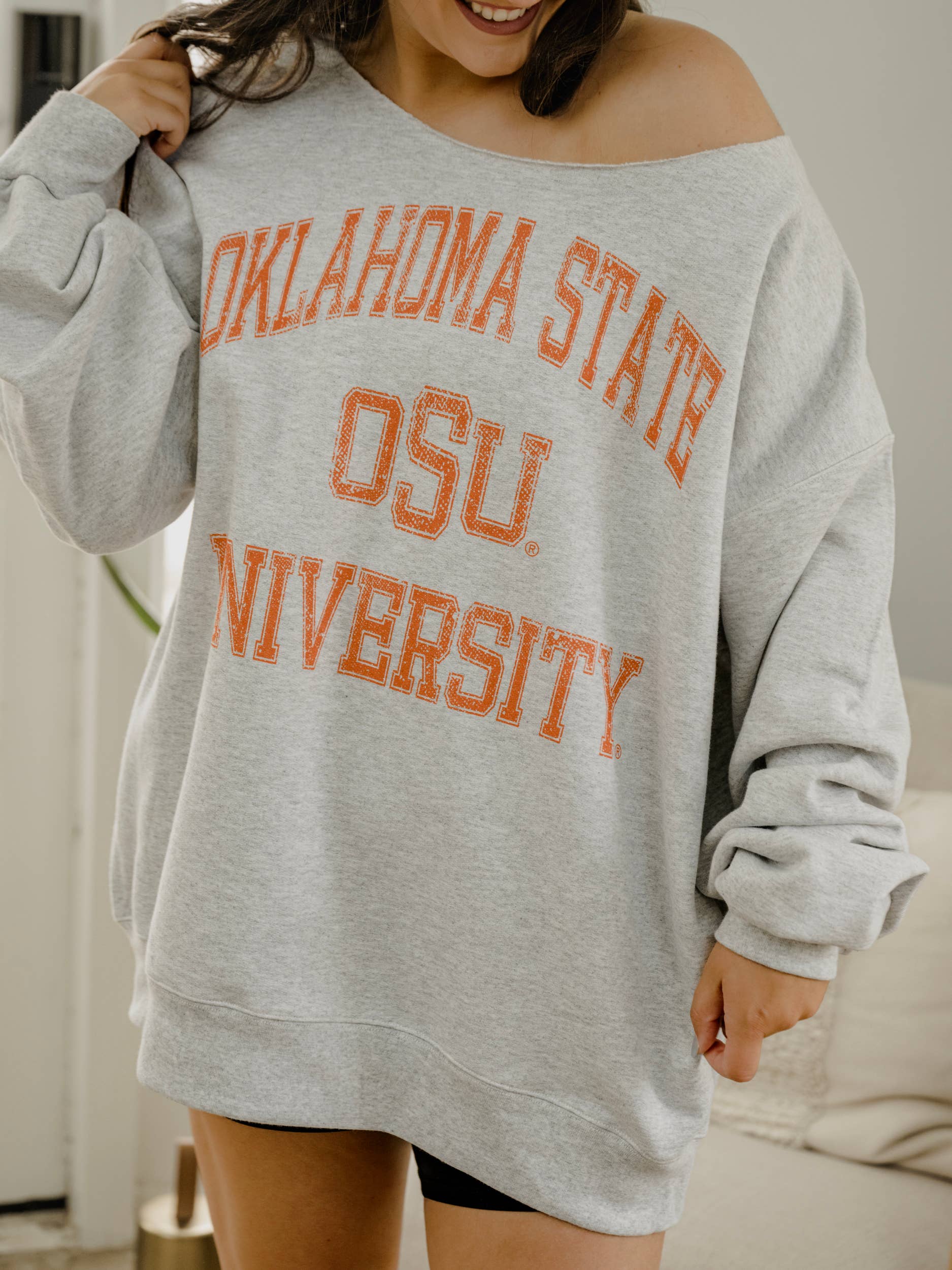 Osu Cowboys Vintage Sport Ash Gray Flashdance Sweatshirt T-Shirts, Hoodie | PodTeesHub.com