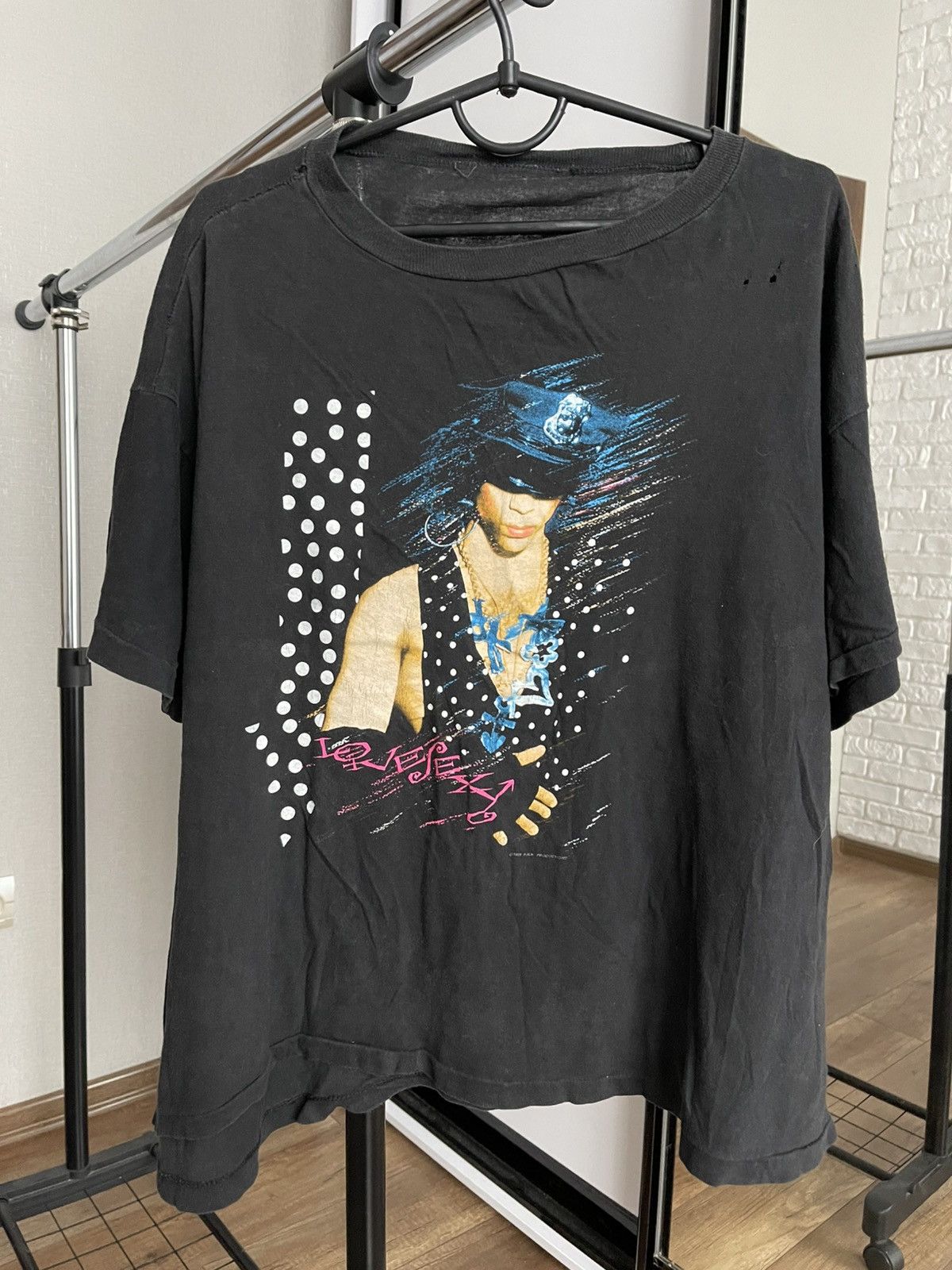 Band Tees 1988 Prince Love Sexy Vintage Rock Tour T Shirt Tee 80s Hoodie, Sweatshirt | PodTeesHub.com