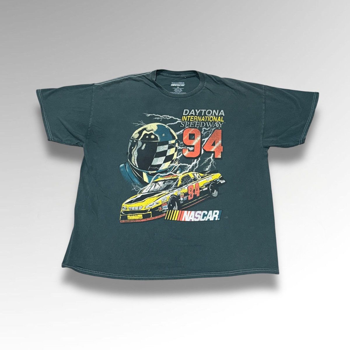 Nascar Daytona International Speedway Forest Green Tee Hoodie, Sweatshirt | PodTeesHub.com