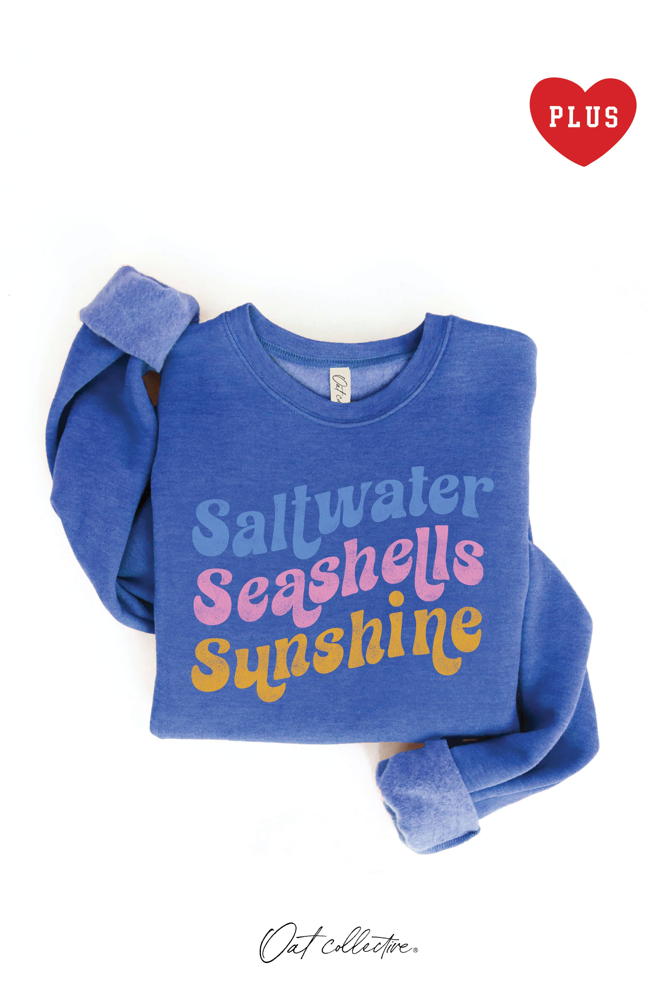 Saltwater Seashells Sunshine Plus Graphic Sweatshirt T-Shirts, Hoodie | PodTeesHub.com
