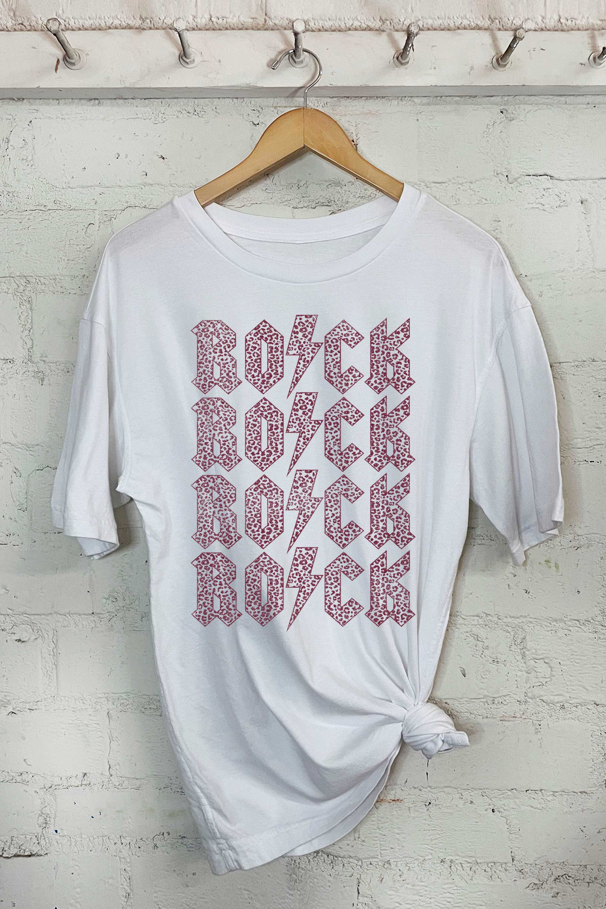 Rock Rock Rock Rock-Oversized Tee Hoodie, Sweatshirt | PodTeesHub.com