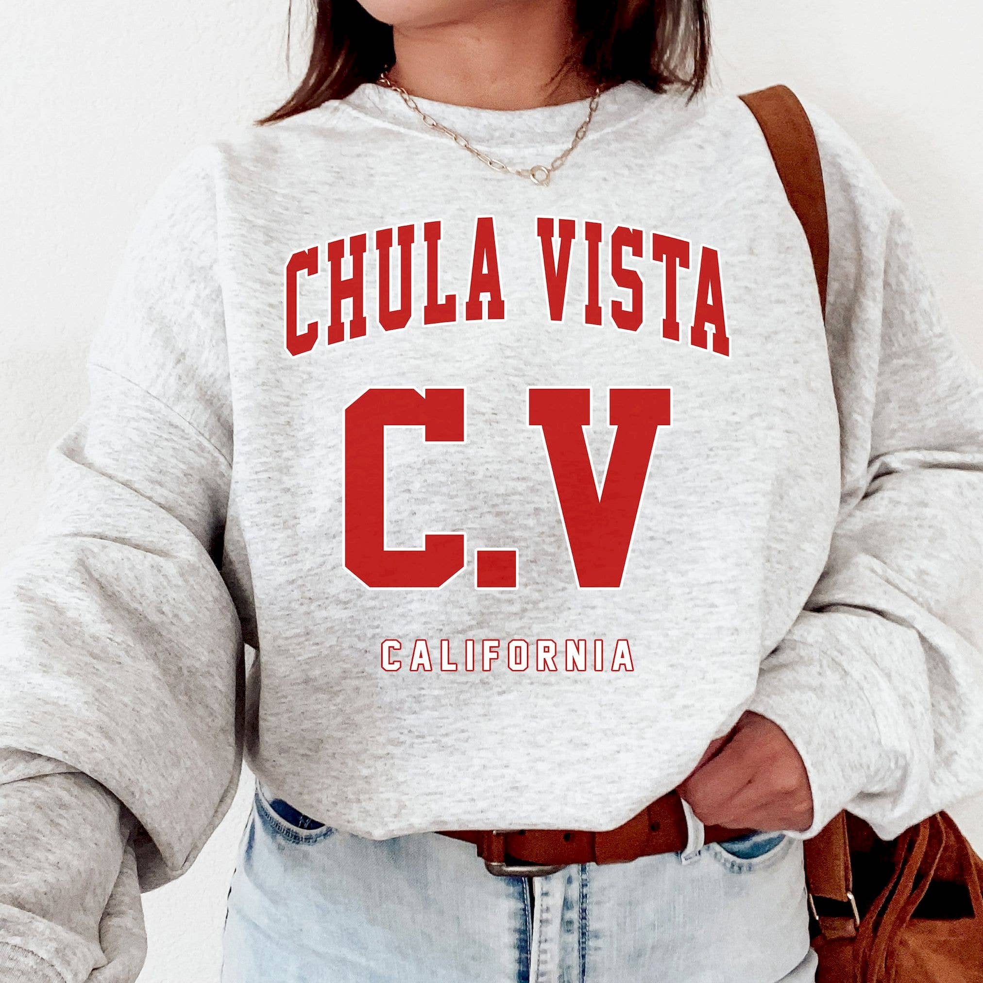 Vintage Chula Vista California Sweatshirt - Classic Crewneck T-Shirts, Hoodie | PodTeesHub.com