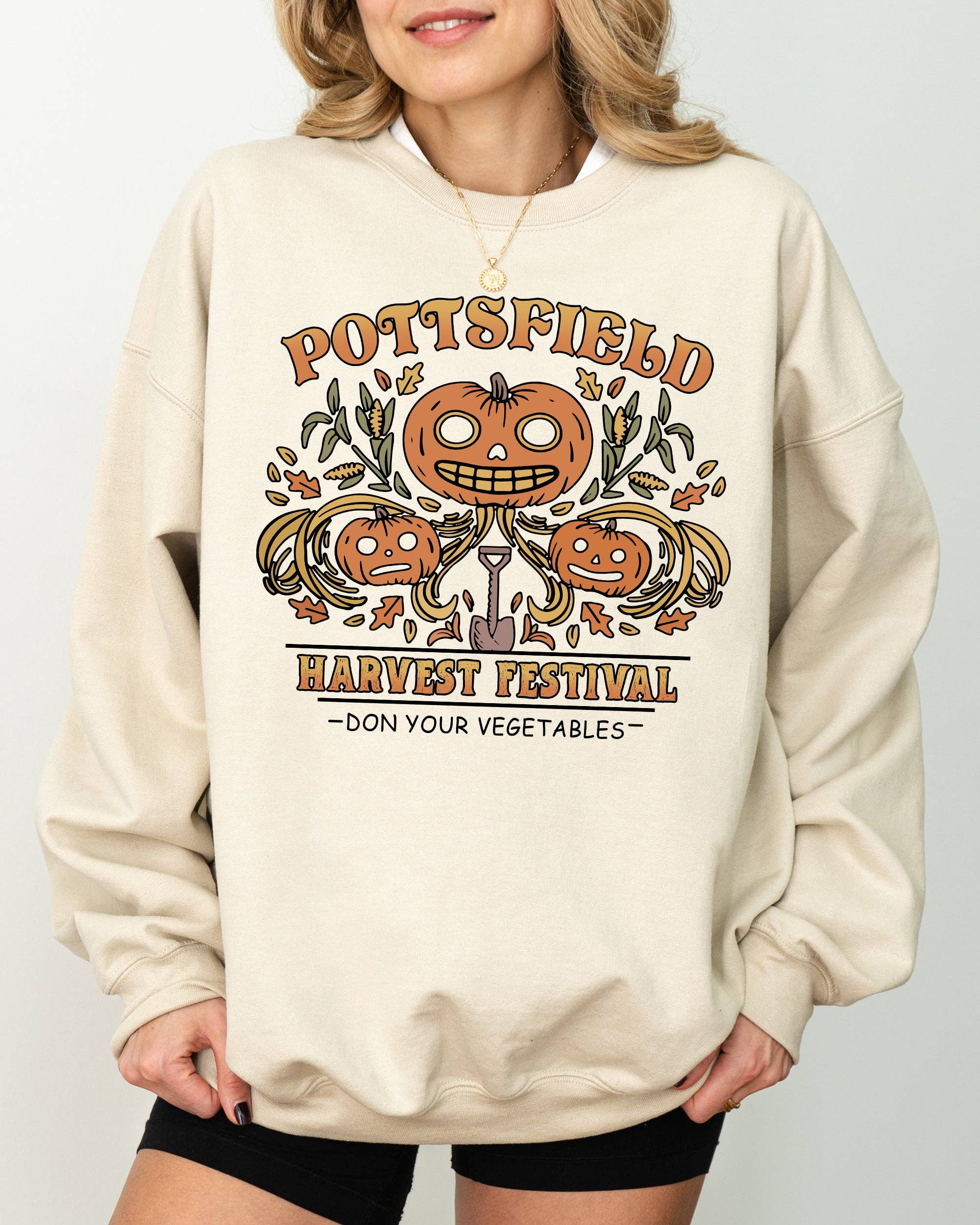 Harvest Festival, Pottsfield, Funny, Halloween Sweatshirt T-Shirts, Hoodie | PodTeesHub.com