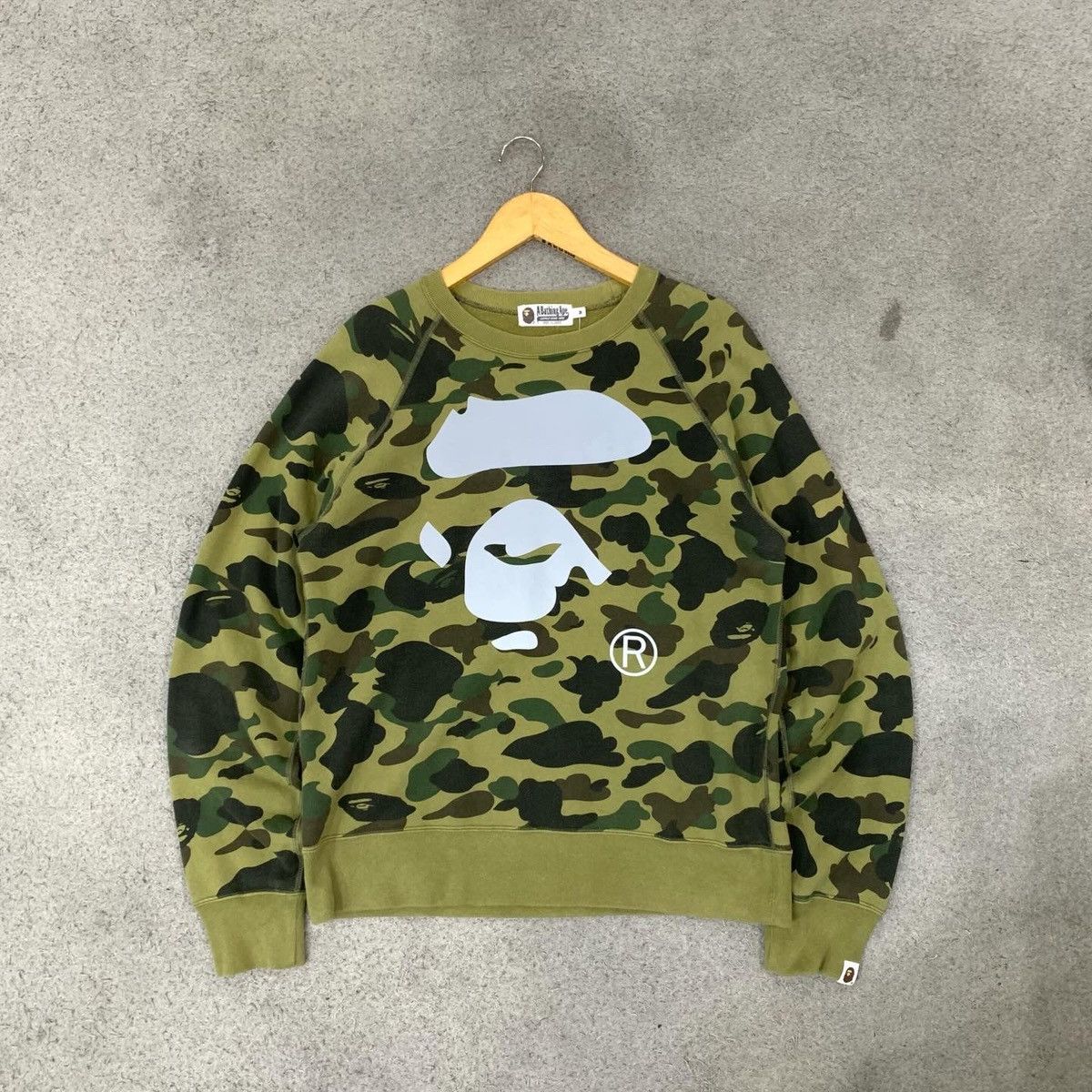 Bape A Bathing Ape Bape Head 3m Refletive Sweatshirt Crewneck T-Shirts, Hoodie | PodTeesHub.com
