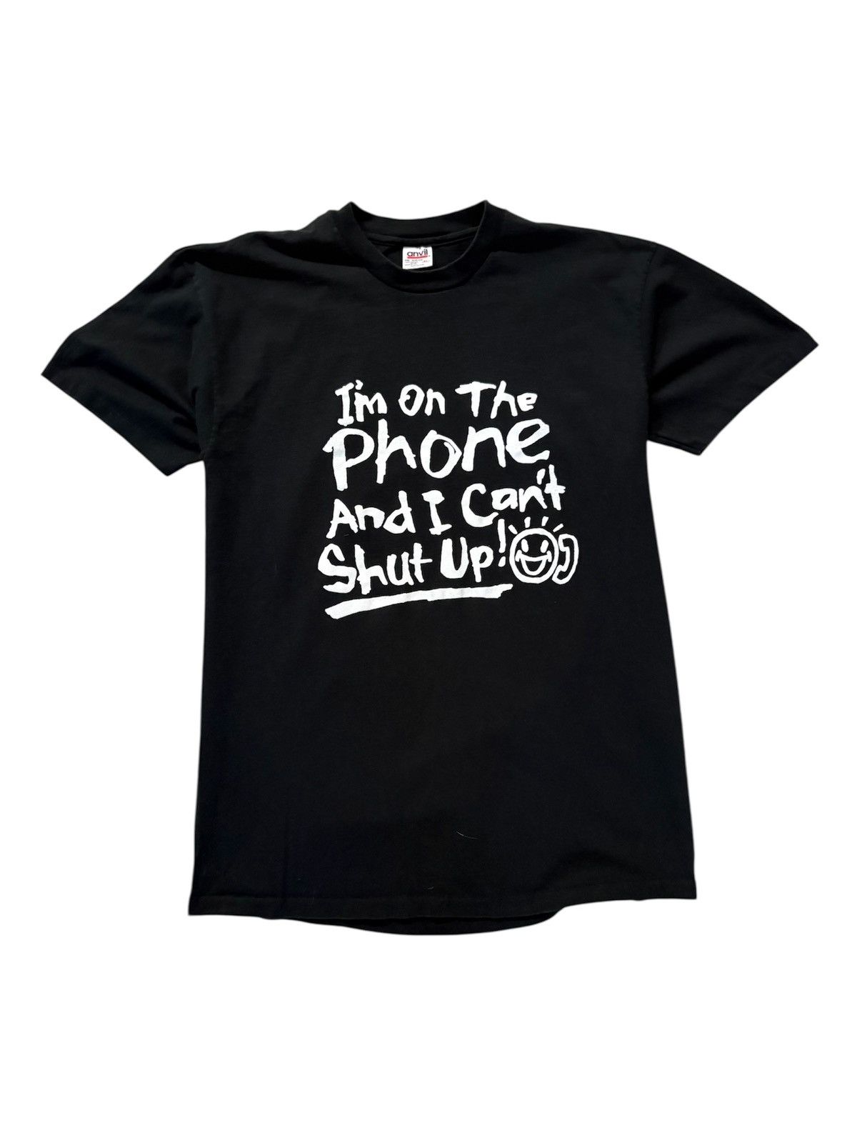 Vintage 90 S I M Always On The Phone Can T Shut Up Vintage Tee Hoodie, Sweatshirt | PodTeesHub.com