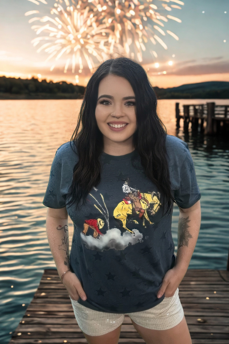 Bold Stripes and Bright Stars Tee Hoodie, Sweatshirt | PodTeesHub.com