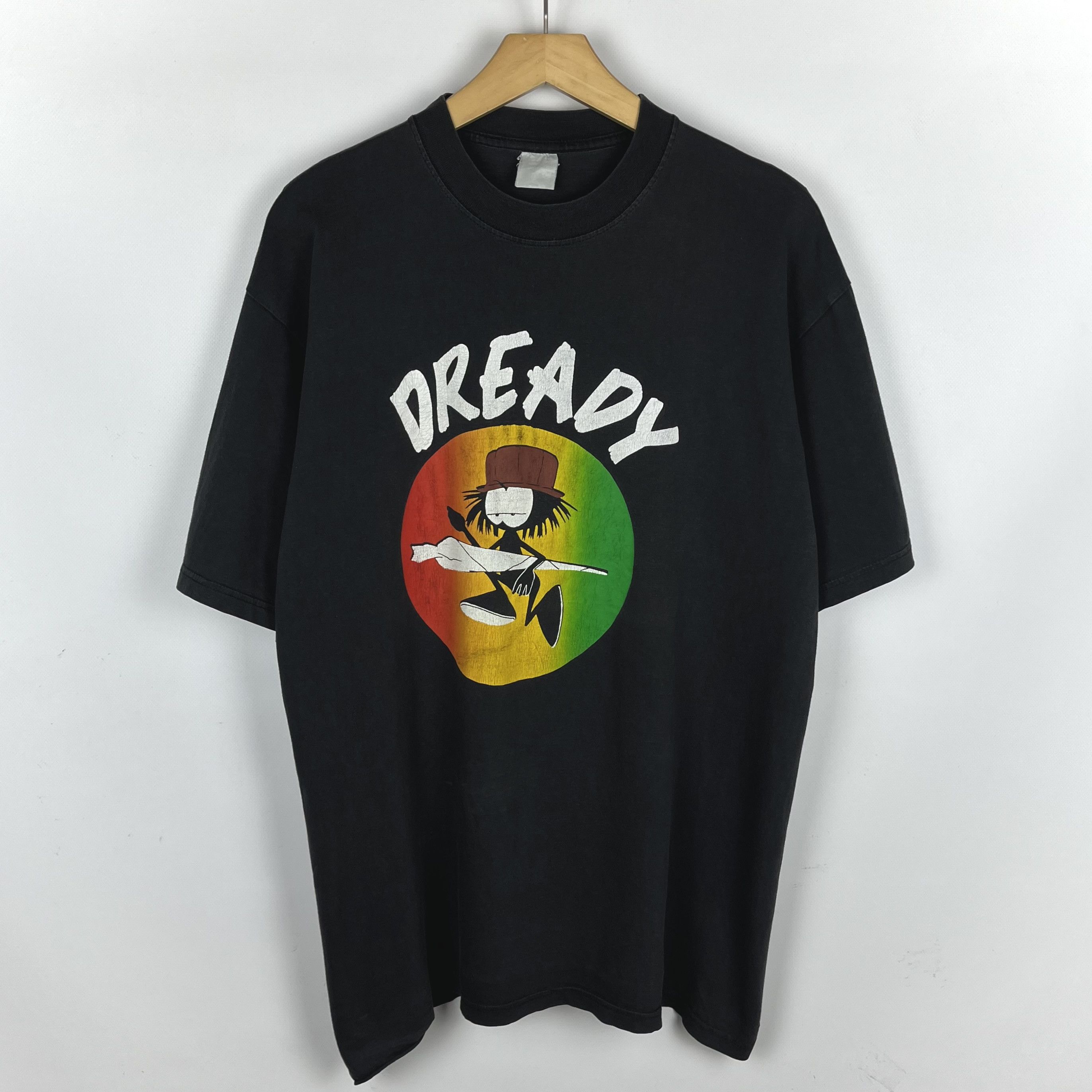 Vintage Dready Rasta Adult Funny T Shirt 1990 S Hoodie, Sweatshirt | PodTeesHub.com