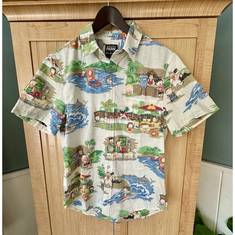 South Park Hawaiian Shirt Small Mahalo Short T-Shirts, Hoodie, Sweatshirt